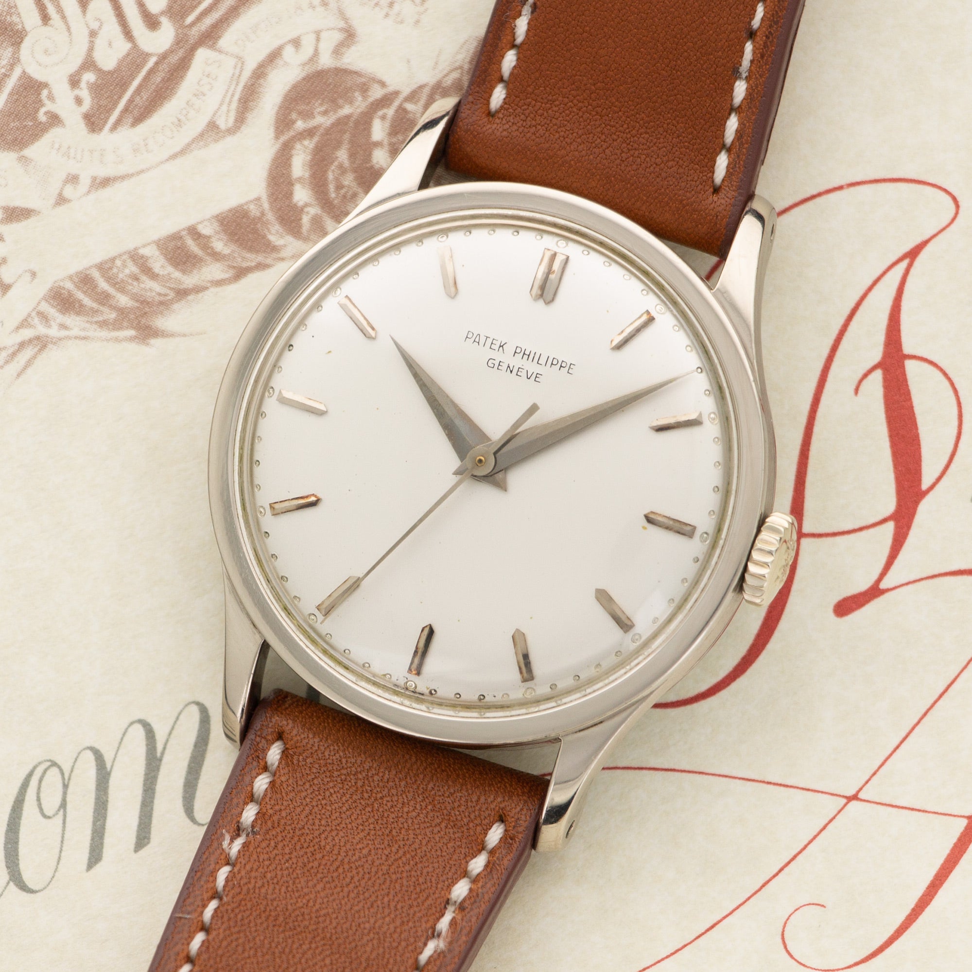 Patek Philippe - Patek Philippe White Gold Calatrava Watch Ref. 570 - The Keystone Watches