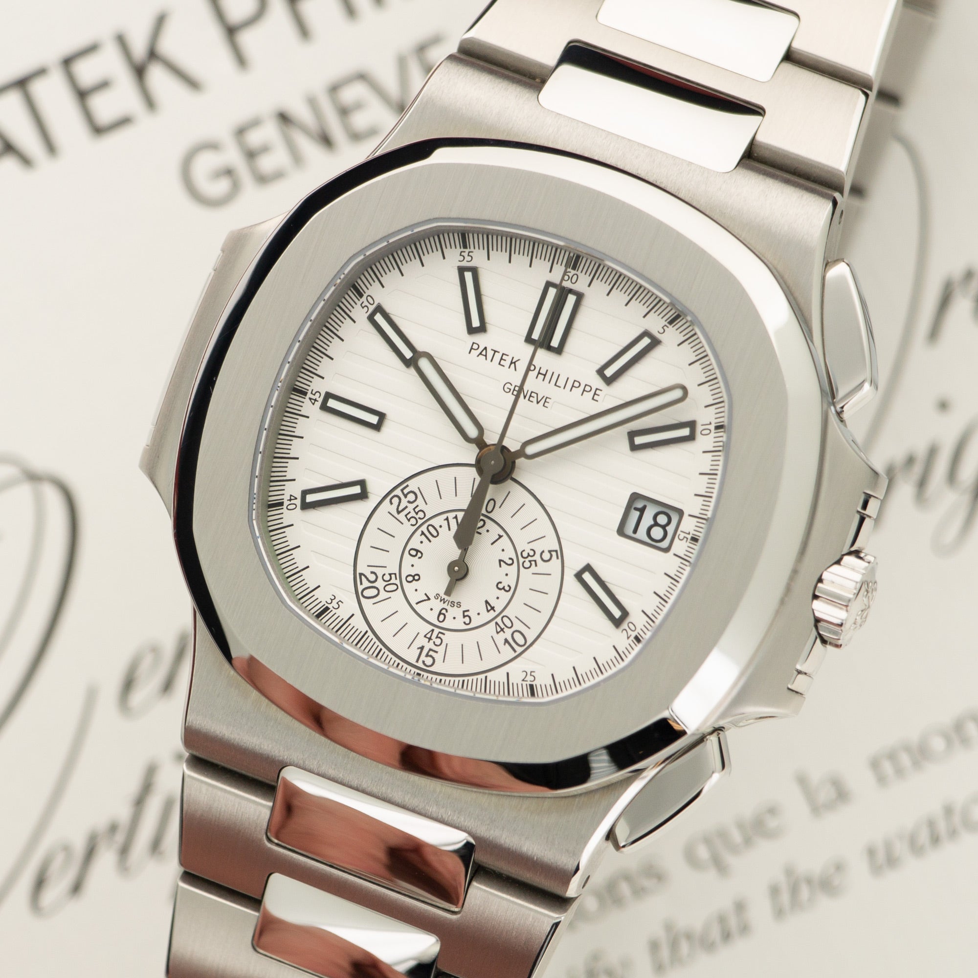 Patek Philippe - Patek Philippe Nautilus Chronograph Watch Ref. 5980 - The Keystone Watches