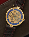 Patek Philippe - Patek Philippe Yellow Gold Skeletonized Enamel Watch Ref. 3885 - The Keystone Watches