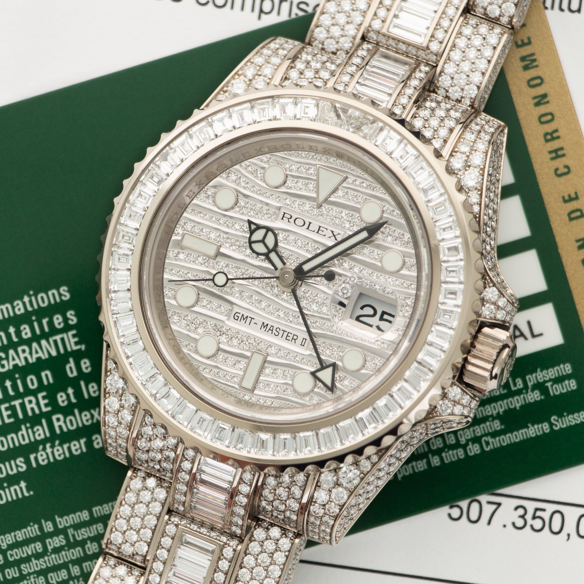 Rolex - Rolex White Gold GMT-Master II ICE Baguette Diamond Watch Ref. 116769 - The Keystone Watches