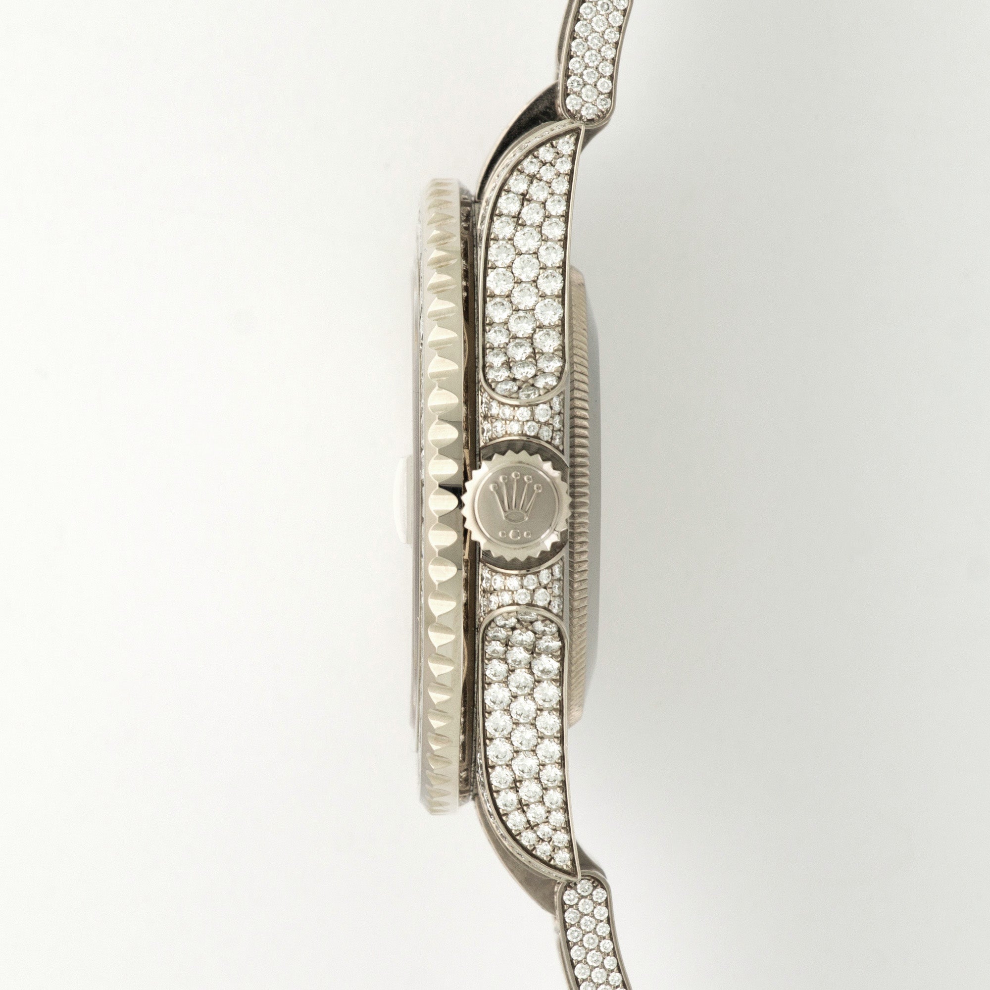 Rolex - Rolex White Gold GMT-Master II ICE Baguette Diamond Watch Ref. 116769 - The Keystone Watches