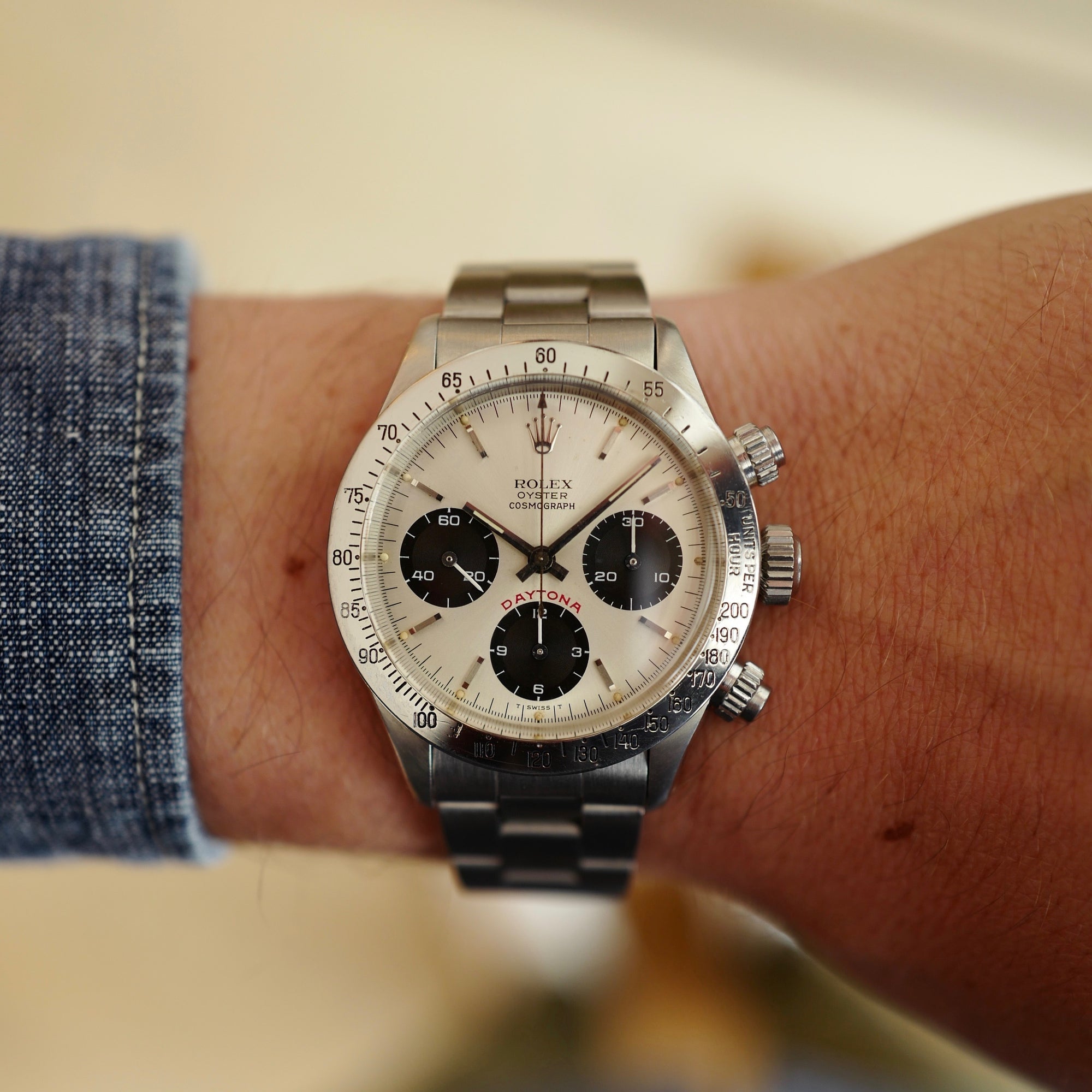 Rolex - Rolex Steel Cosmograph Daytona Big Red Watch Ref. 6265 - The Keystone Watches