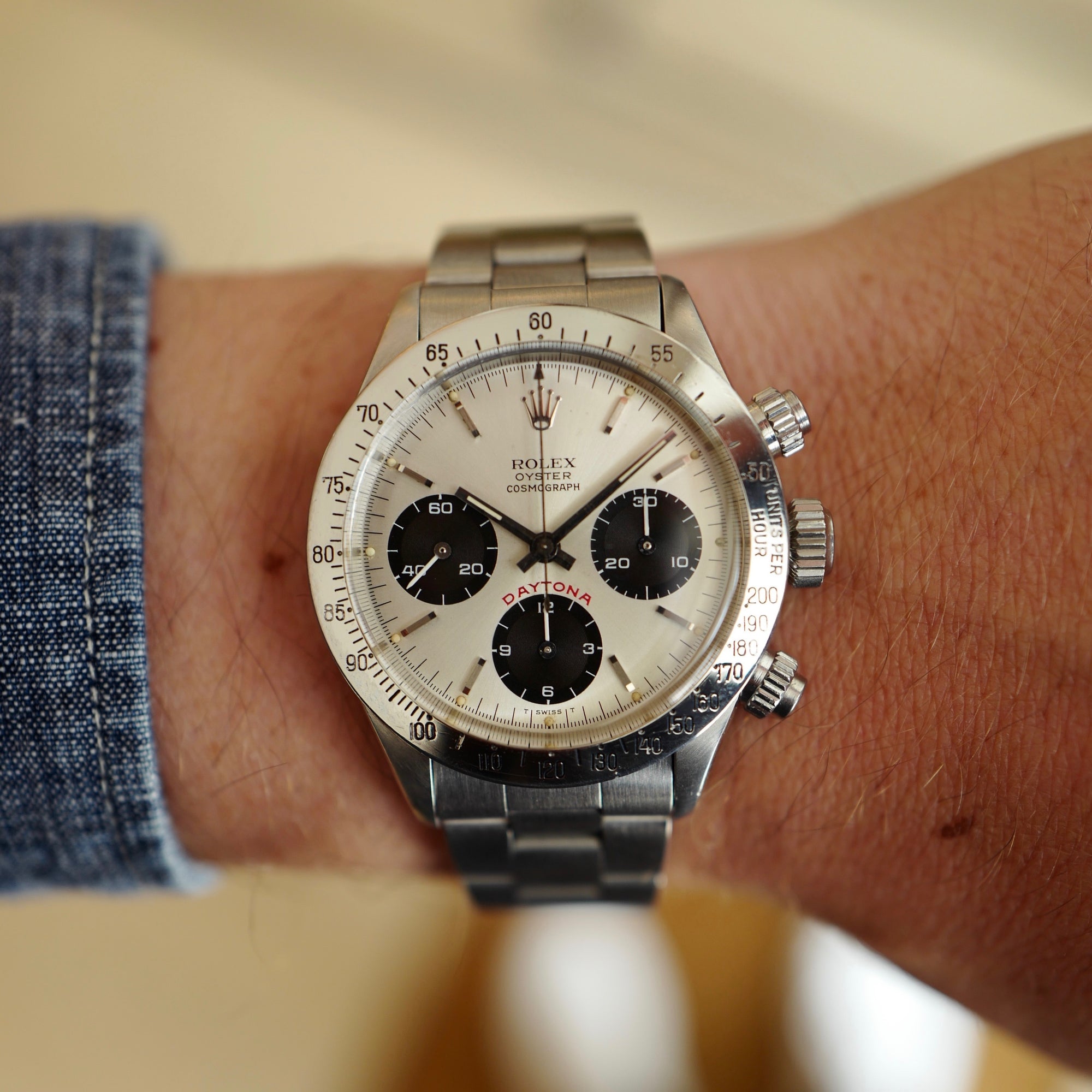 Rolex - Rolex Steel Cosmograph Daytona Big Red Watch Ref. 6265 - The Keystone Watches