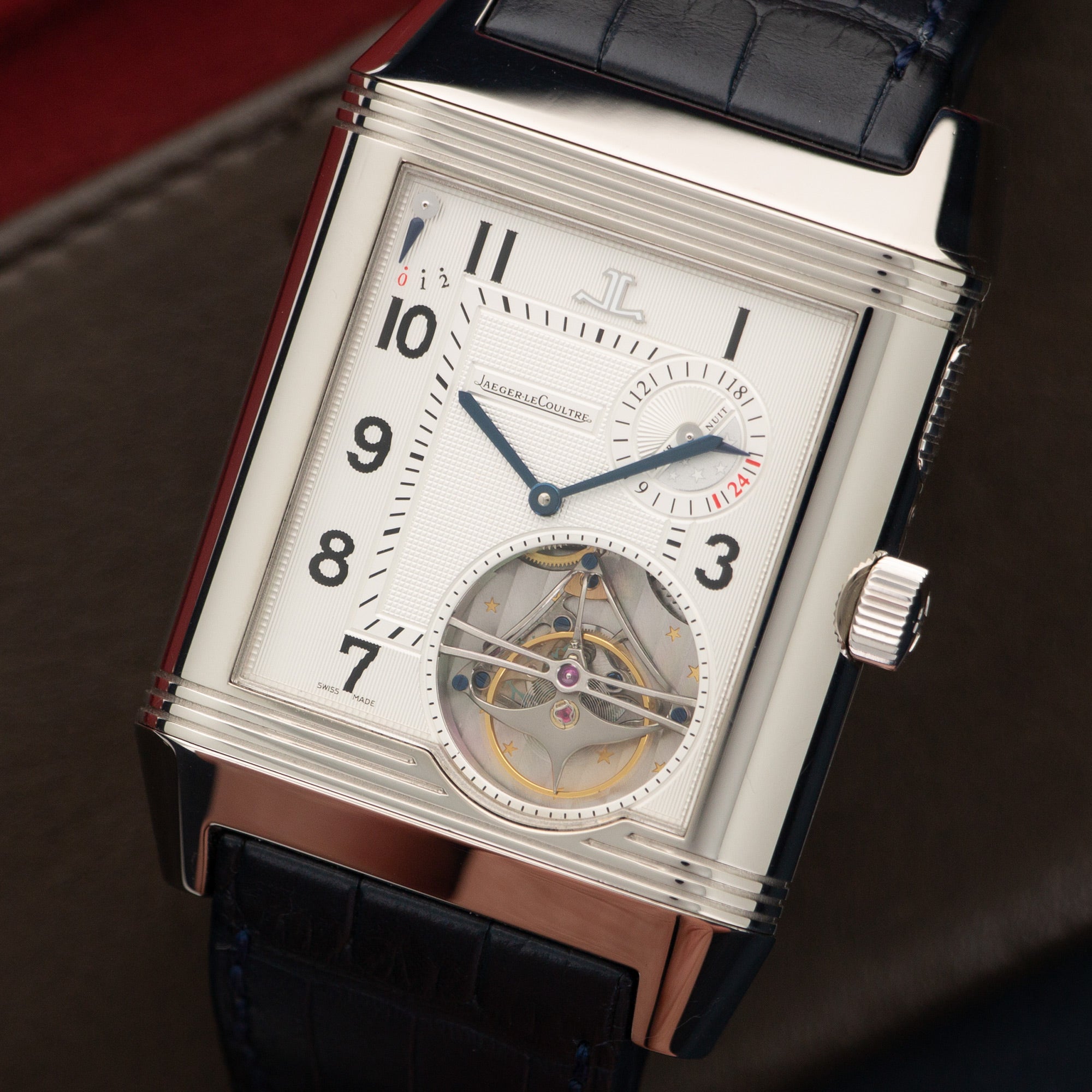 Jaeger LeCoultre - Jaeger Lecoultre Platinum Tourbillon Triptyque Ref 241.6.65 - The Keystone Watches