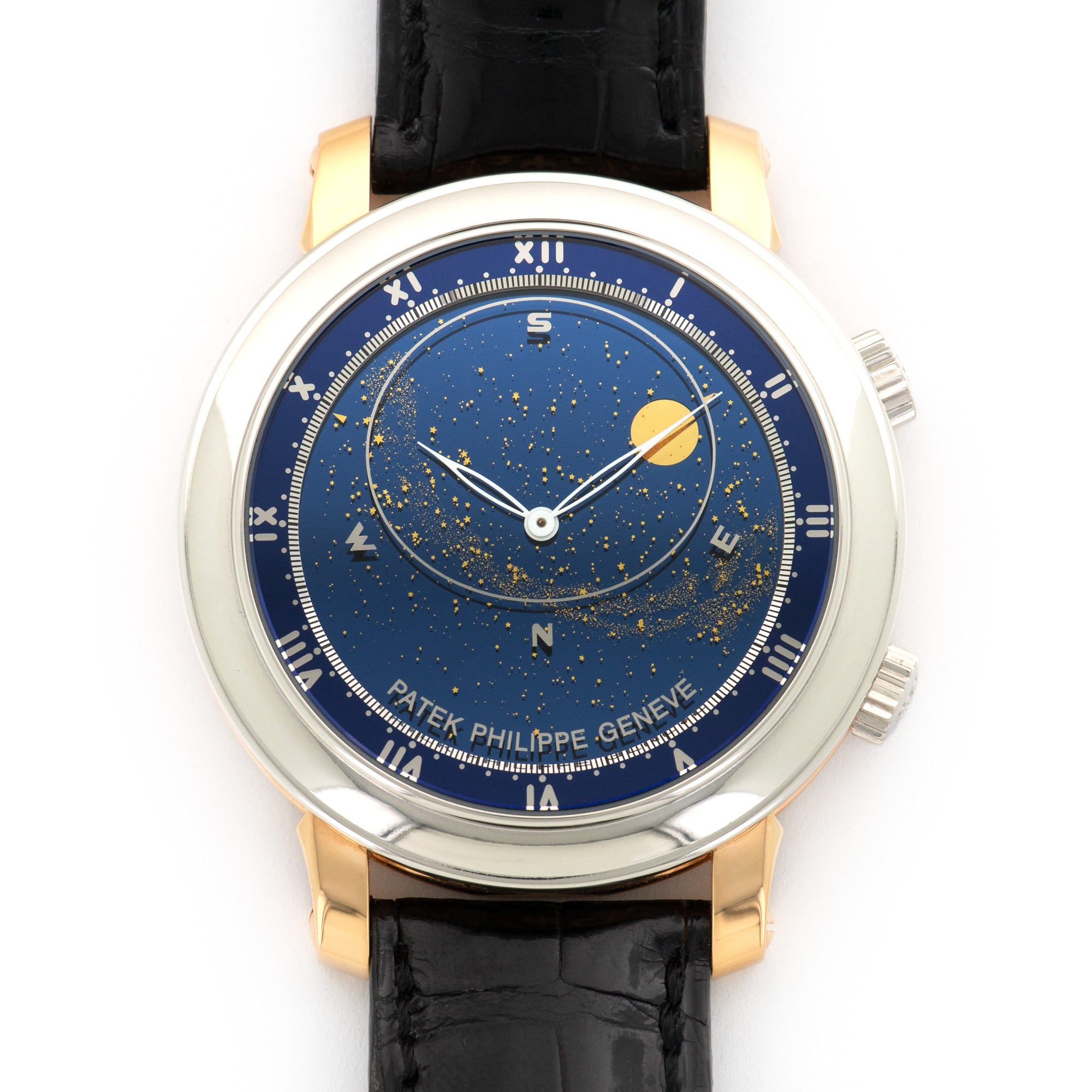 Patek Philippe - Patek Philippe Platinum & Rose Gold Celestial Watch Ref. 5102 Retailed by Tiffany & Co. - The Keystone Watches