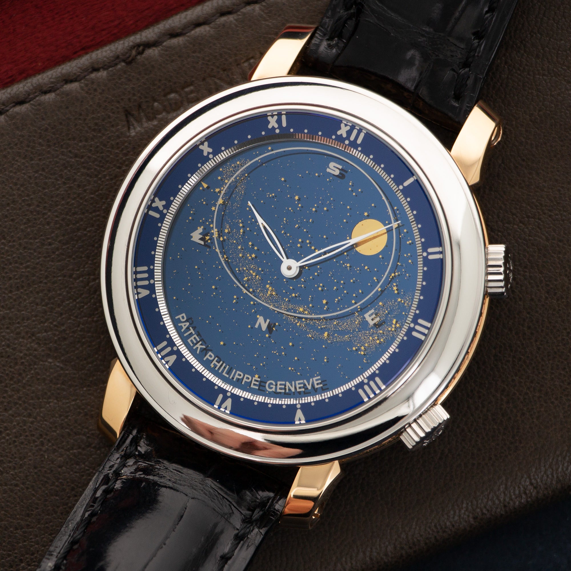 Patek Philippe - Patek Philippe Platinum & Rose Gold Celestial Watch Ref. 5102 Retailed by Tiffany & Co. - The Keystone Watches