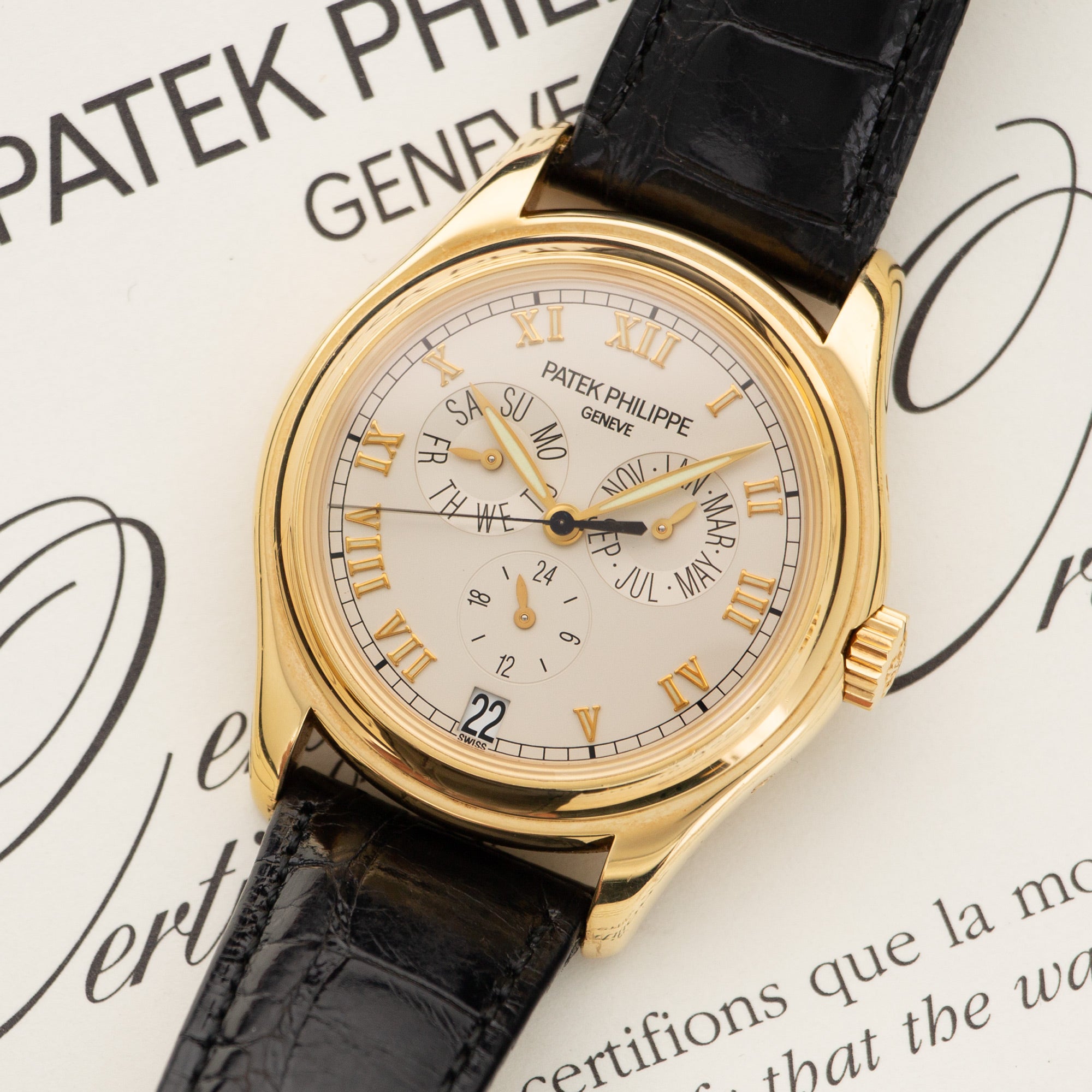 Patek Philippe - Patek Philippe Yellow Gold Annual Calendar Watch Ref. 5035 - The Keystone Watches