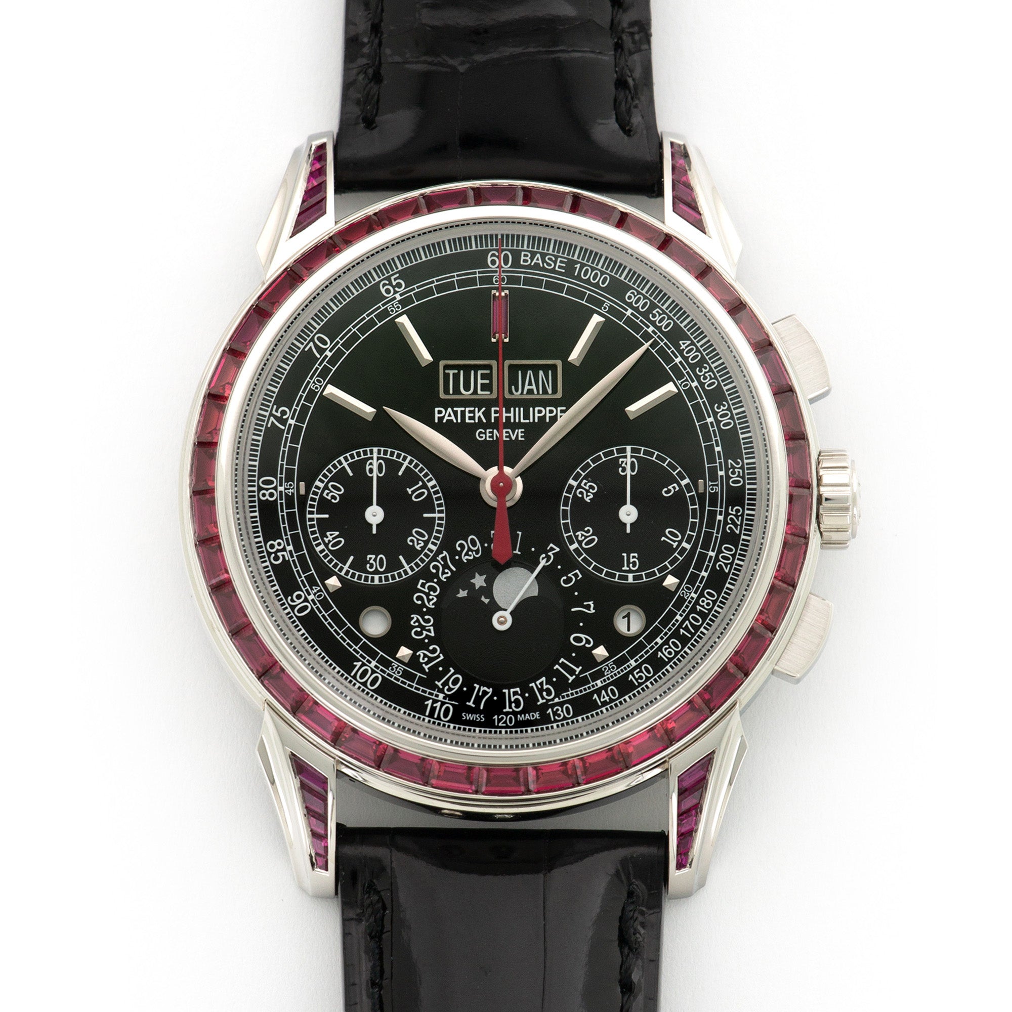 Patek Philippe - Patek Philippe Platinum Perpetual Ruby Chronograph Watch Ref. 5271 - The Keystone Watches