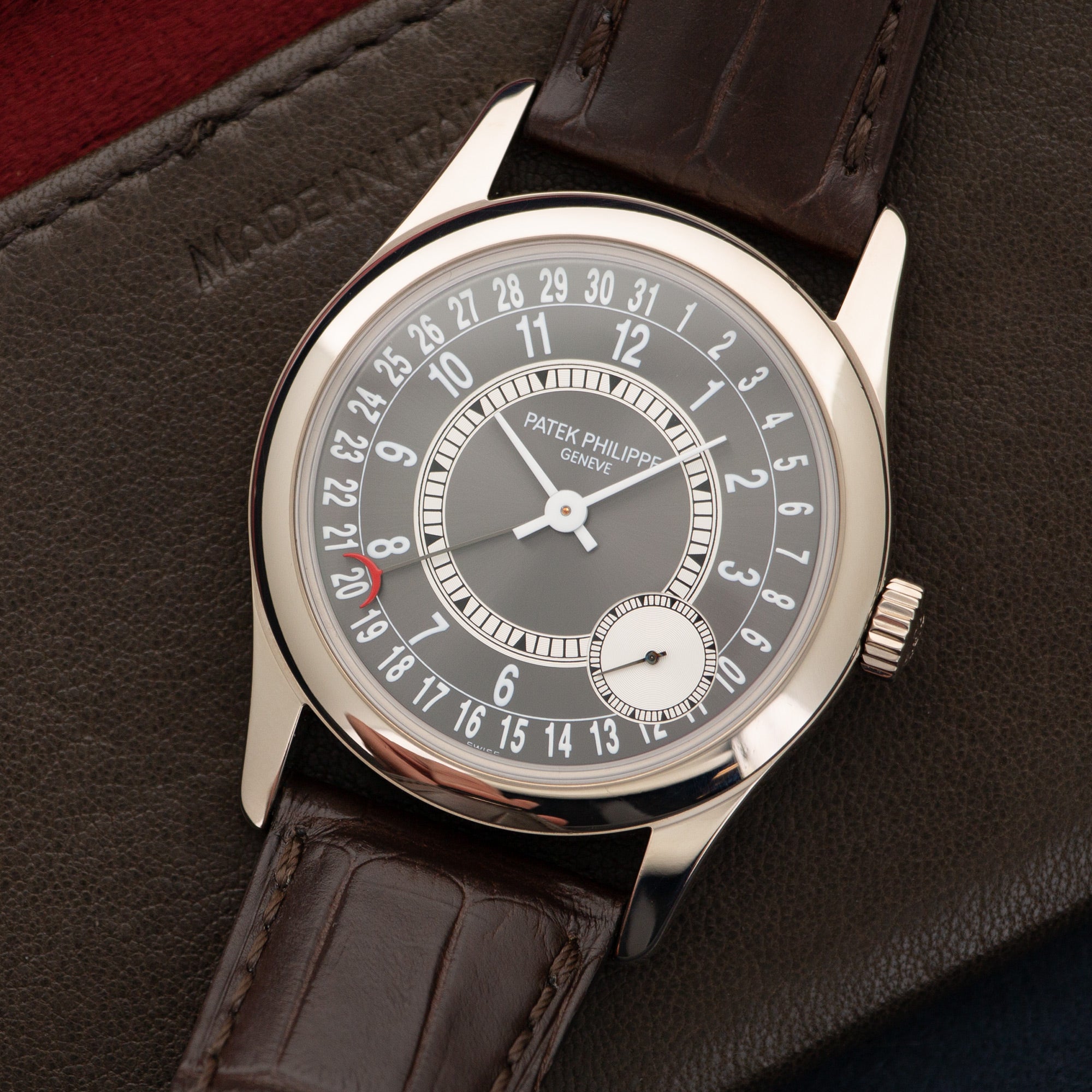 Patek Philippe - Patek Philippe White Gold Calatrava Automatic Watch Ref. 6000 - The Keystone Watches