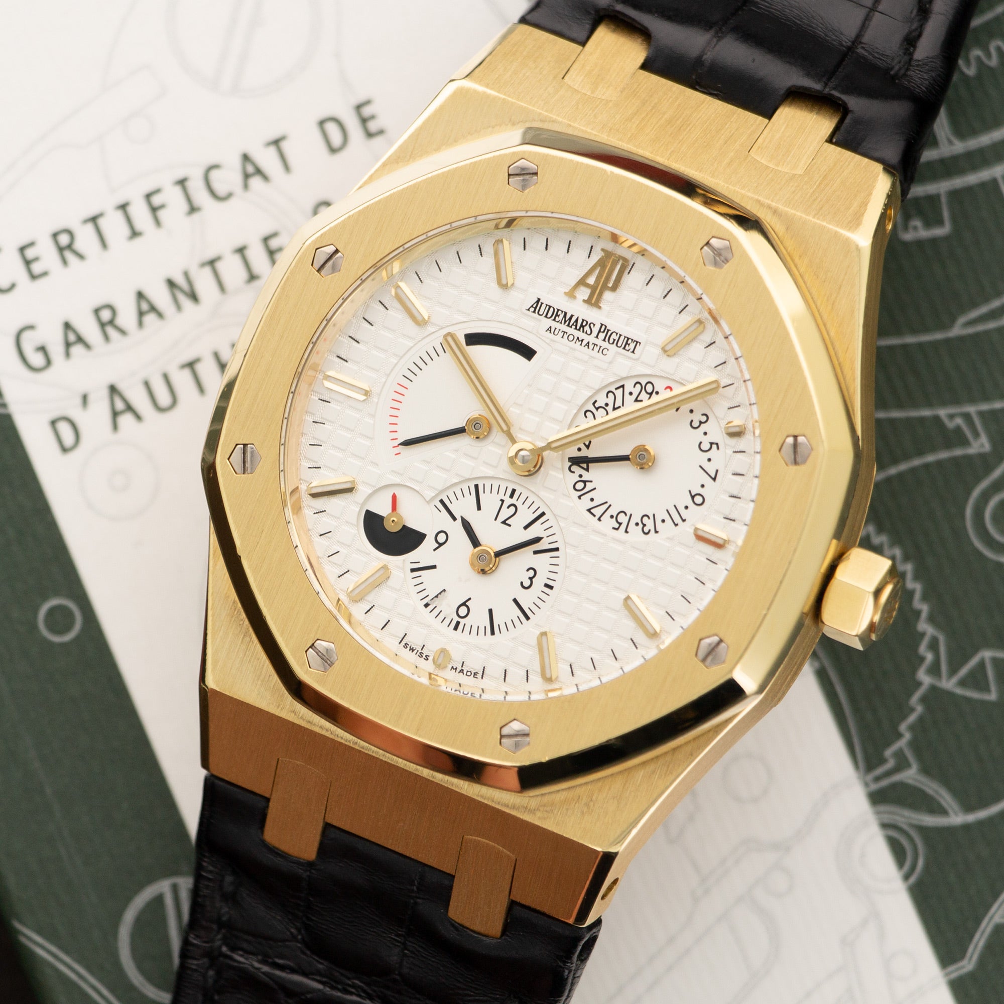 Audemars Piguet - Audemars Piguet Yellow Gold Royal Oak Dual Time Watch Ref. 26120 - The Keystone Watches