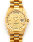 Rolex - Rolex Yellow Gold Day-Date Watch Ref. 18238 in New Old Stock Condition - The Keystone Watches