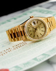 Rolex - Rolex Yellow Gold Day-Date Watch Ref. 18238 in New Old Stock Condition - The Keystone Watches