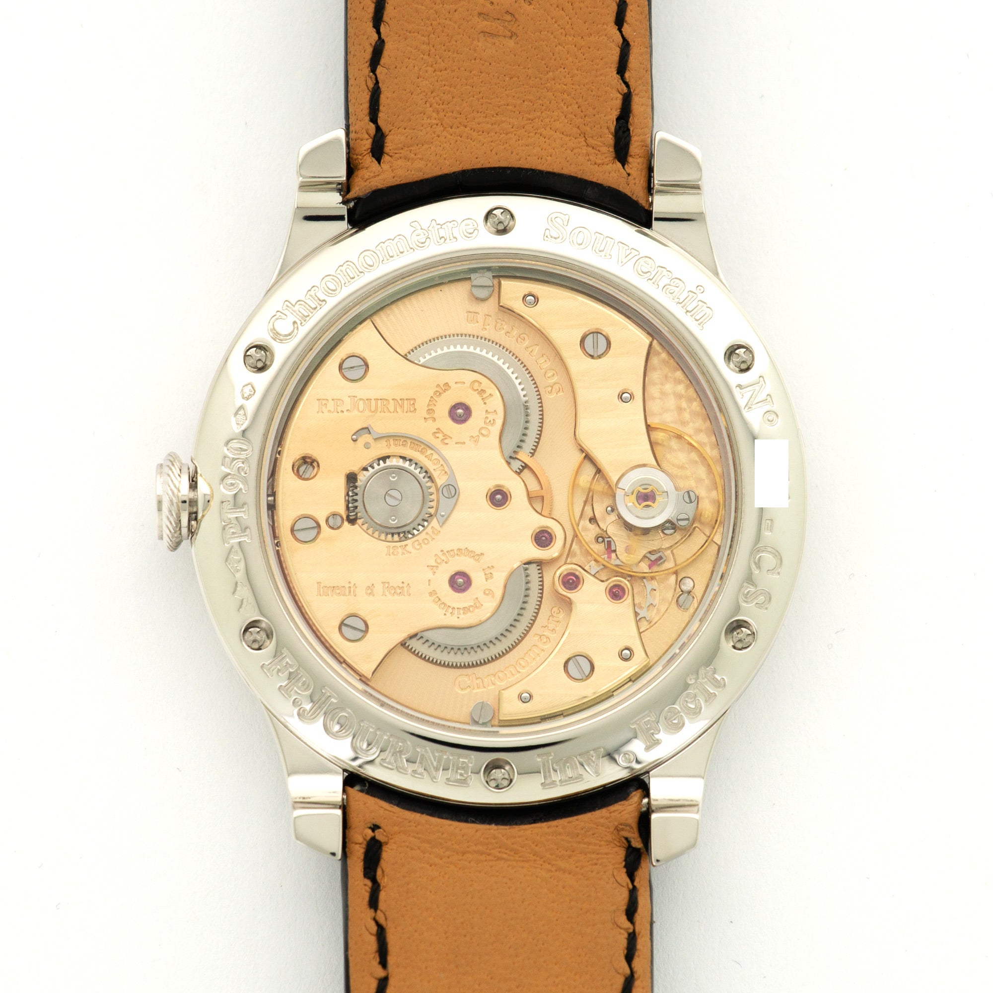 FP Journe - F.P. Journe Platinum Chronometre Souverain Watch - The Keystone Watches