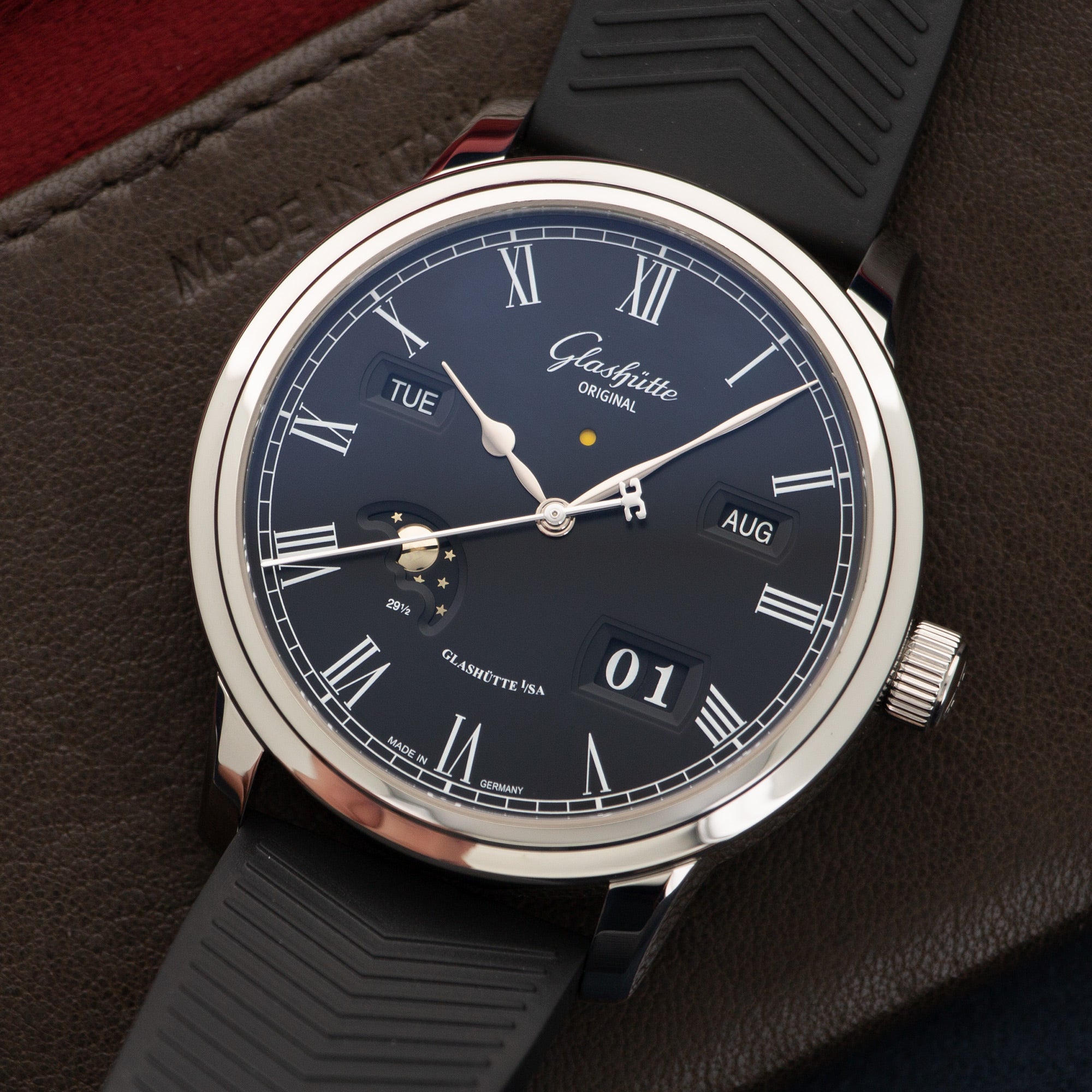 Glashutte - Glashutte Senator Perpetual Calendar Automatic Watch - The Keystone Watches