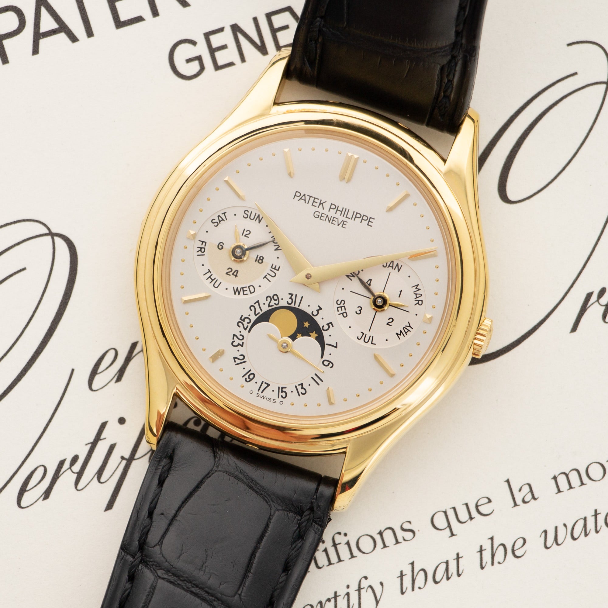 Patek Philippe - Patek Philippe Yellow Gold Perpetual Calendar Watch Ref. 3940 - The Keystone Watches