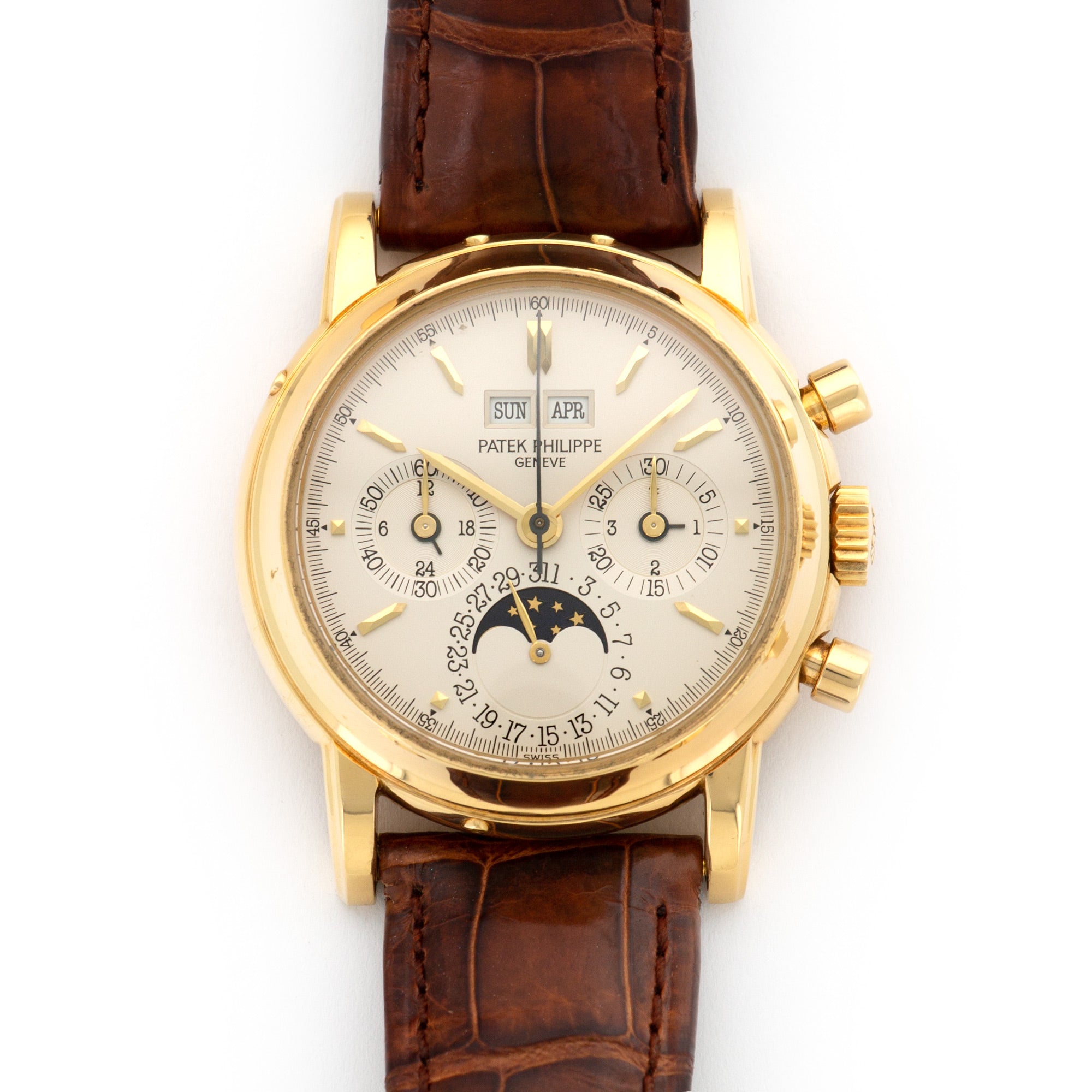 Patek Philippe - Patek Philippe Yellow Gold Perpetual Calendar Chronograph Ref. 3970 - The Keystone Watches