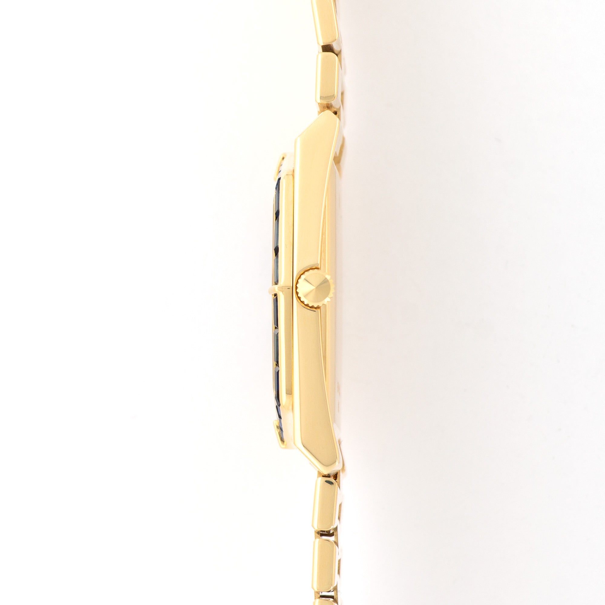 Rolex - Rolex Cellini Yellow Gold with Sapphire Bezen and Diamond Dial Ref. 5019/8 - The Keystone Watches