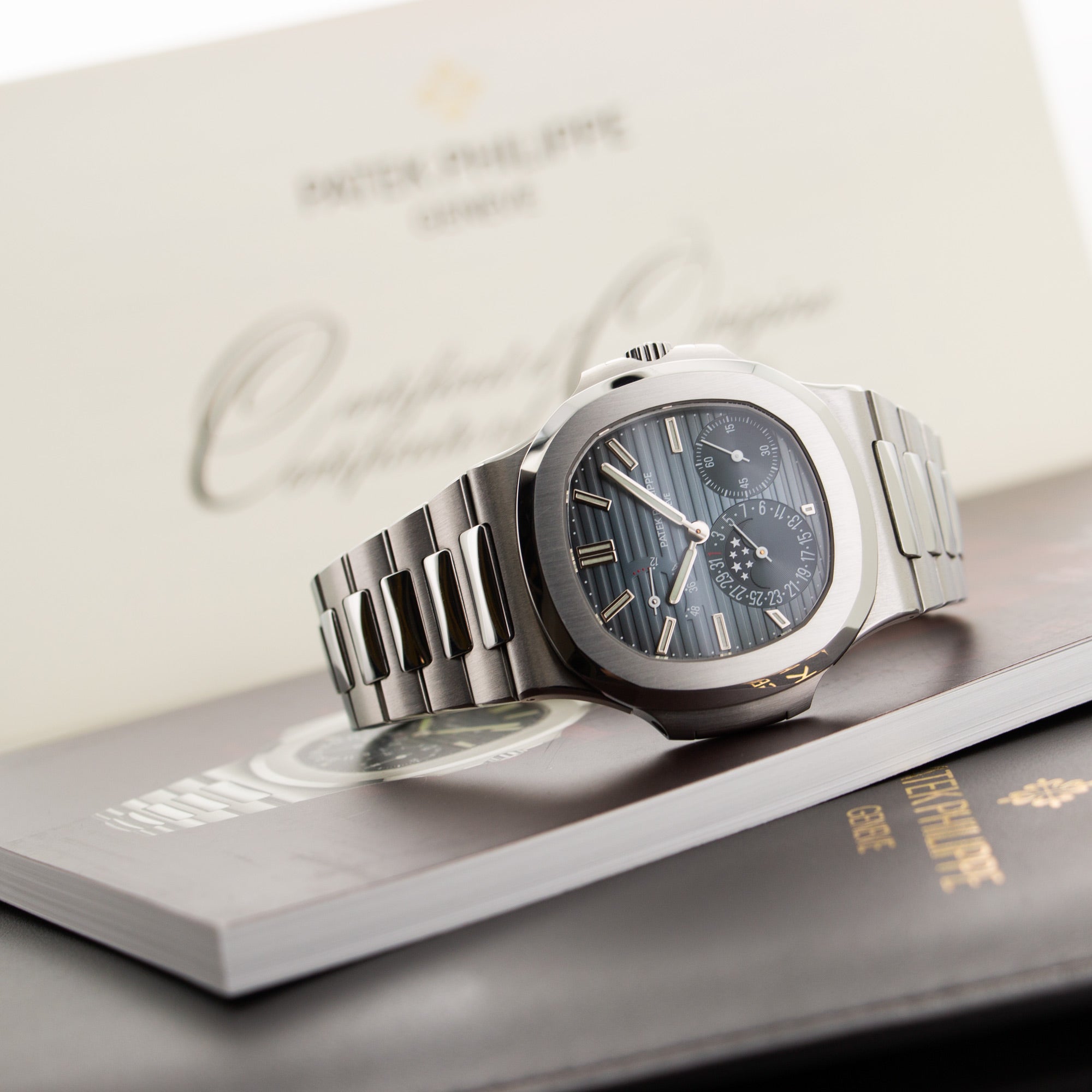 Patek Philippe - Patek Philippe Nautilus Moonphase Watch Ref. 5712 - The Keystone Watches