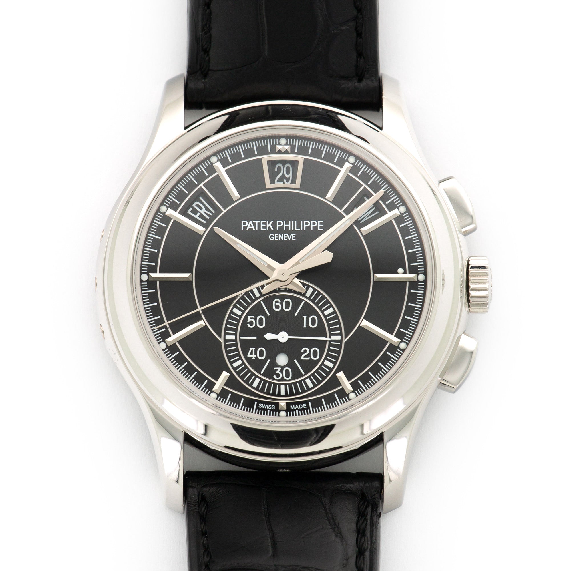 Patek Philippe - Patek Philippe Platinum Annual Calender Chronograph Watch Ref. 5905 - The Keystone Watches