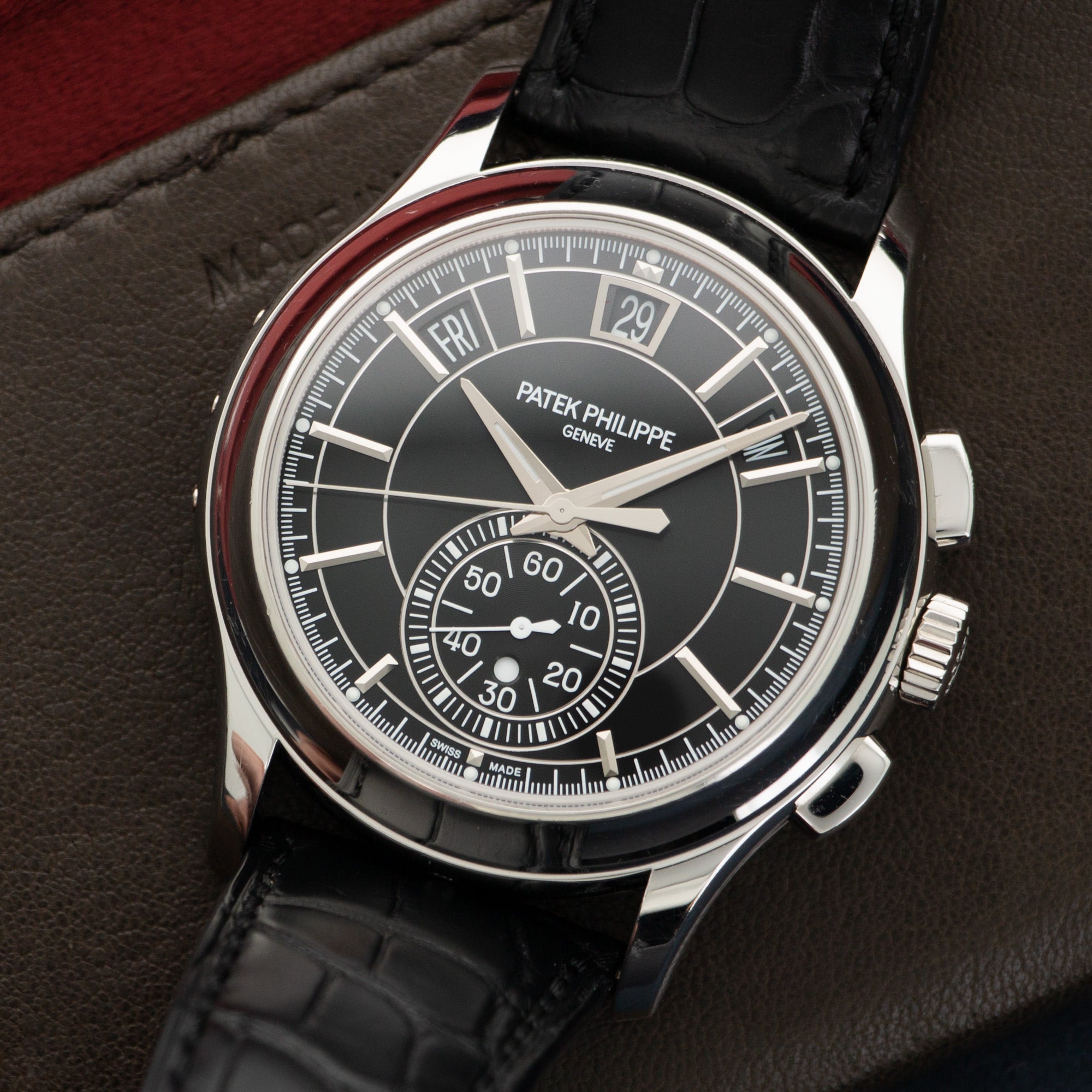 Patek Philippe - Patek Philippe Platinum Annual Calender Chronograph Watch Ref. 5905 - The Keystone Watches