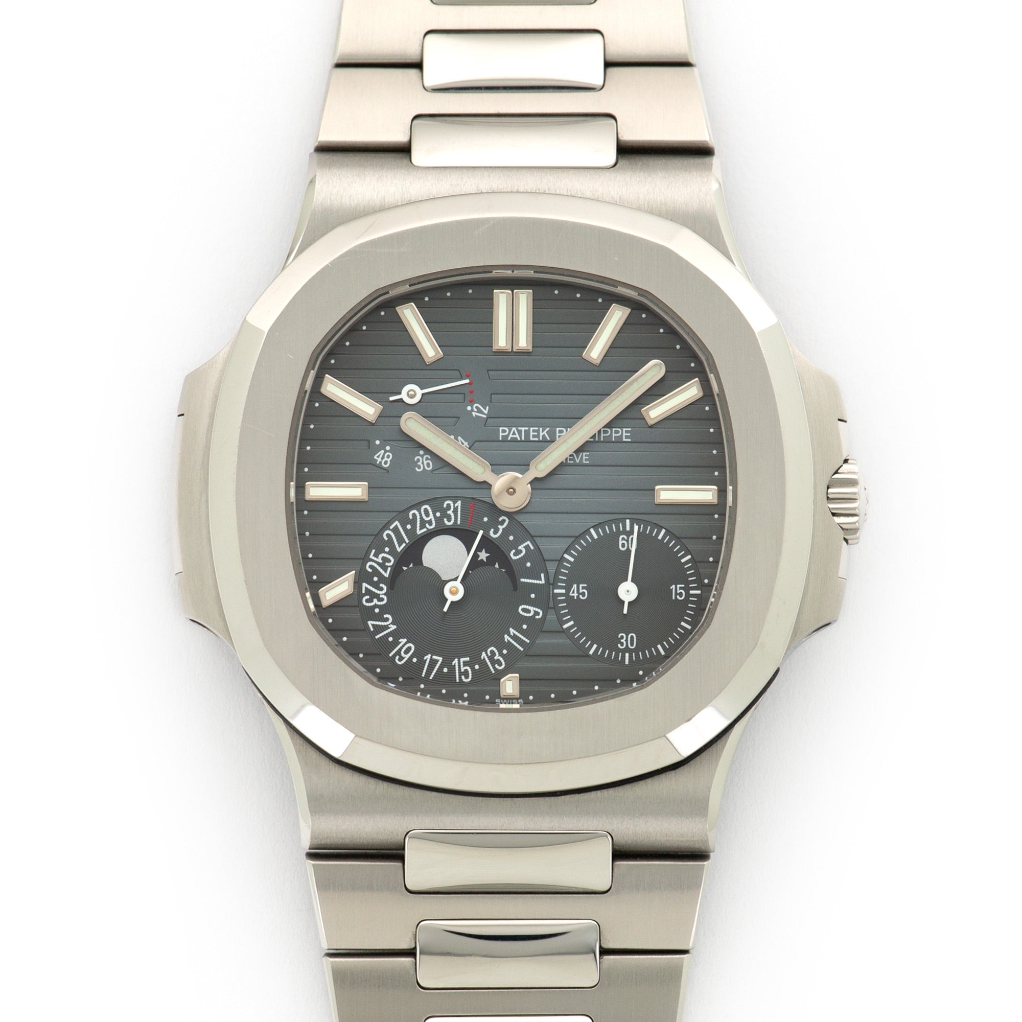 Patek Philippe - Patek Philippe Nautilus Moonphase Watch Ref. 5712 - The Keystone Watches