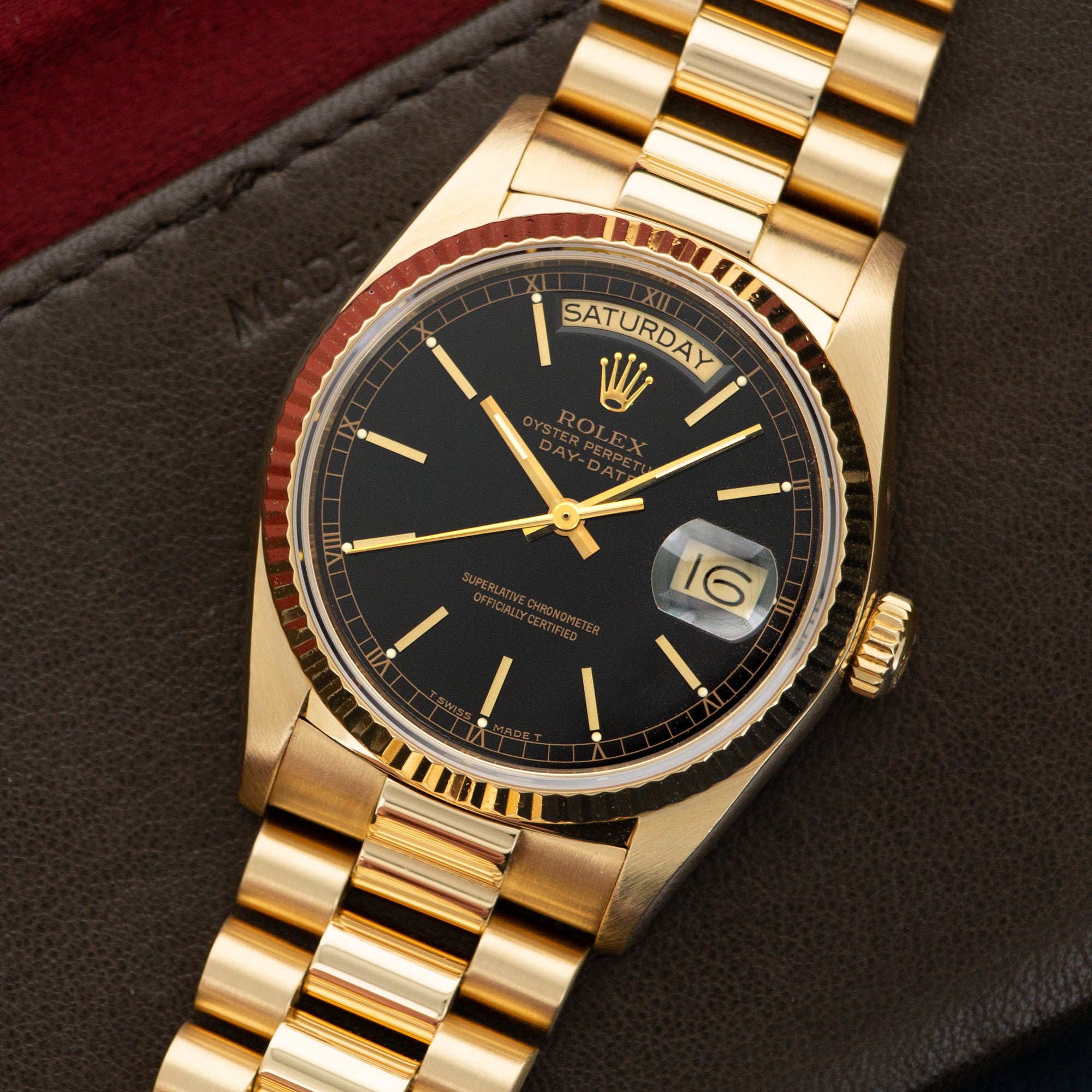 Rolex - Rolex Yellow Gold Day-Date Watch Ref. 18038 - The Keystone Watches