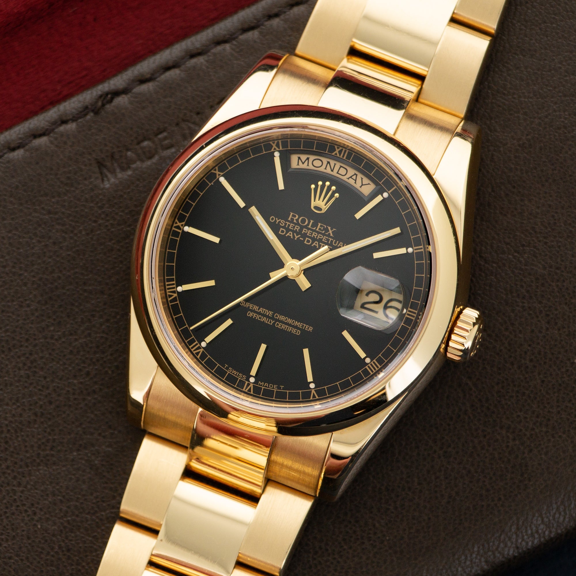 Rolex - Rolex Yellow Gold Day-Date Watch Ref. 118208 - The Keystone Watches