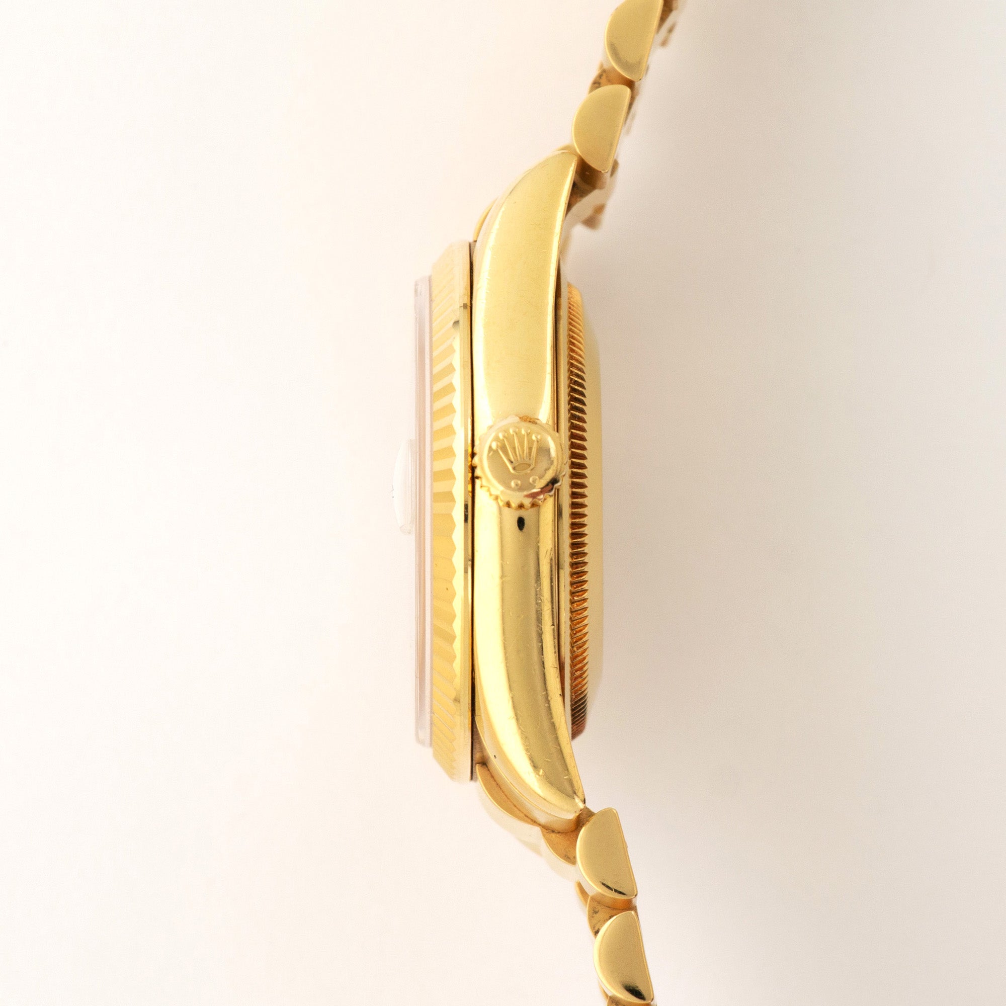 Rolex - Rolex Yellow Gold Day-Date Mother of Pearl Ruby Watch Ref. 118238 - The Keystone Watches