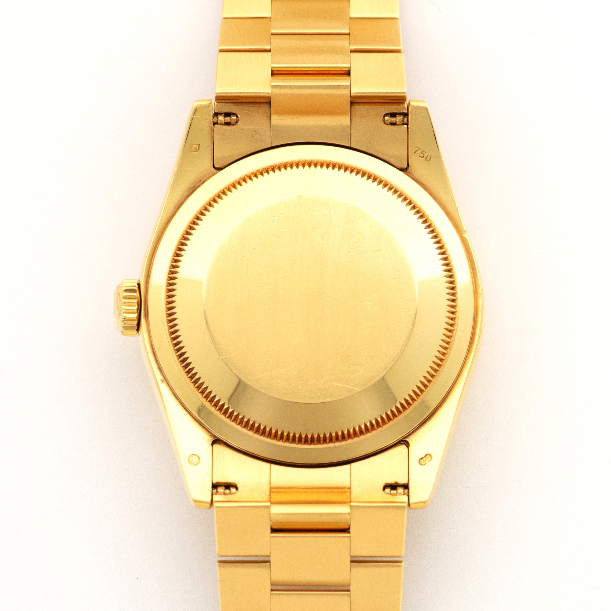 Rolex - Rolex Yellow Gold Day-Date Mother of Pearl Ruby Watch Ref. 118238 - The Keystone Watches