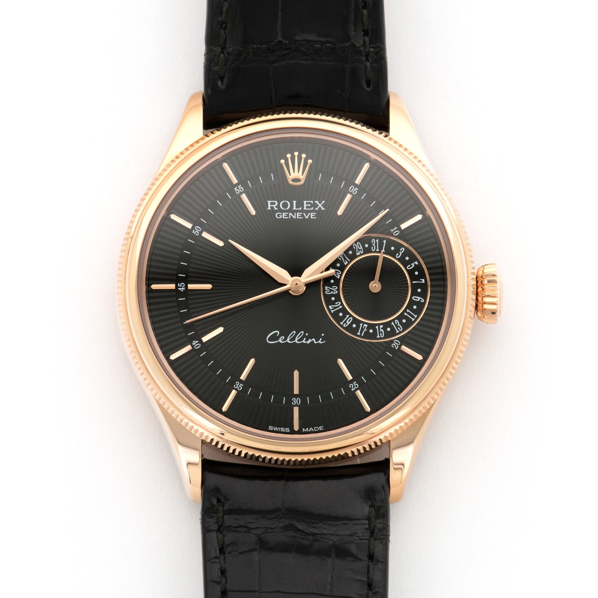 Rolex - Rolex Rose Gold Cellini Strap Watch Ref. 50515 - The Keystone Watches