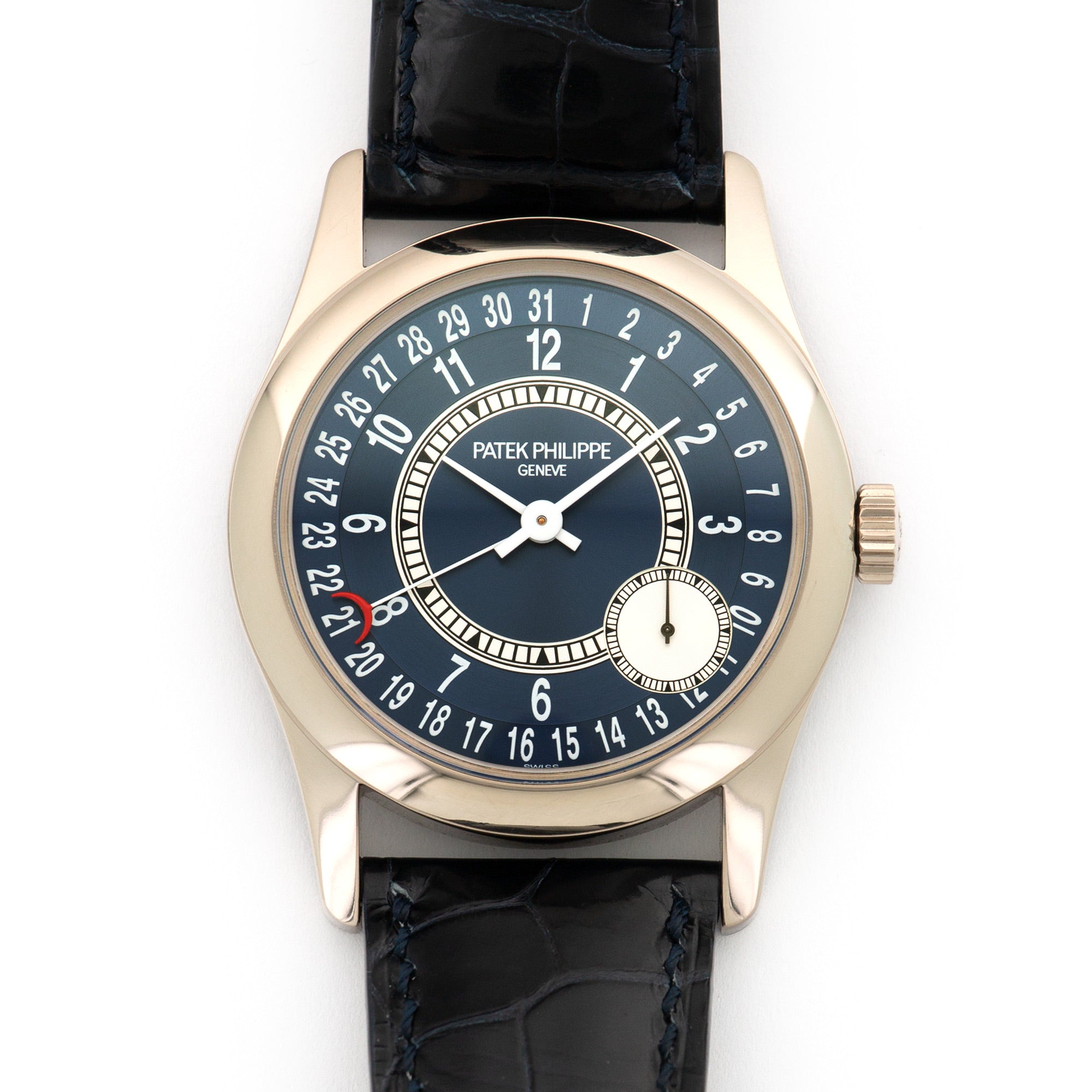Patek Philippe - Patek Philippe White Gold Calatrava Automatic Watch Ref. 6000 - The Keystone Watches
