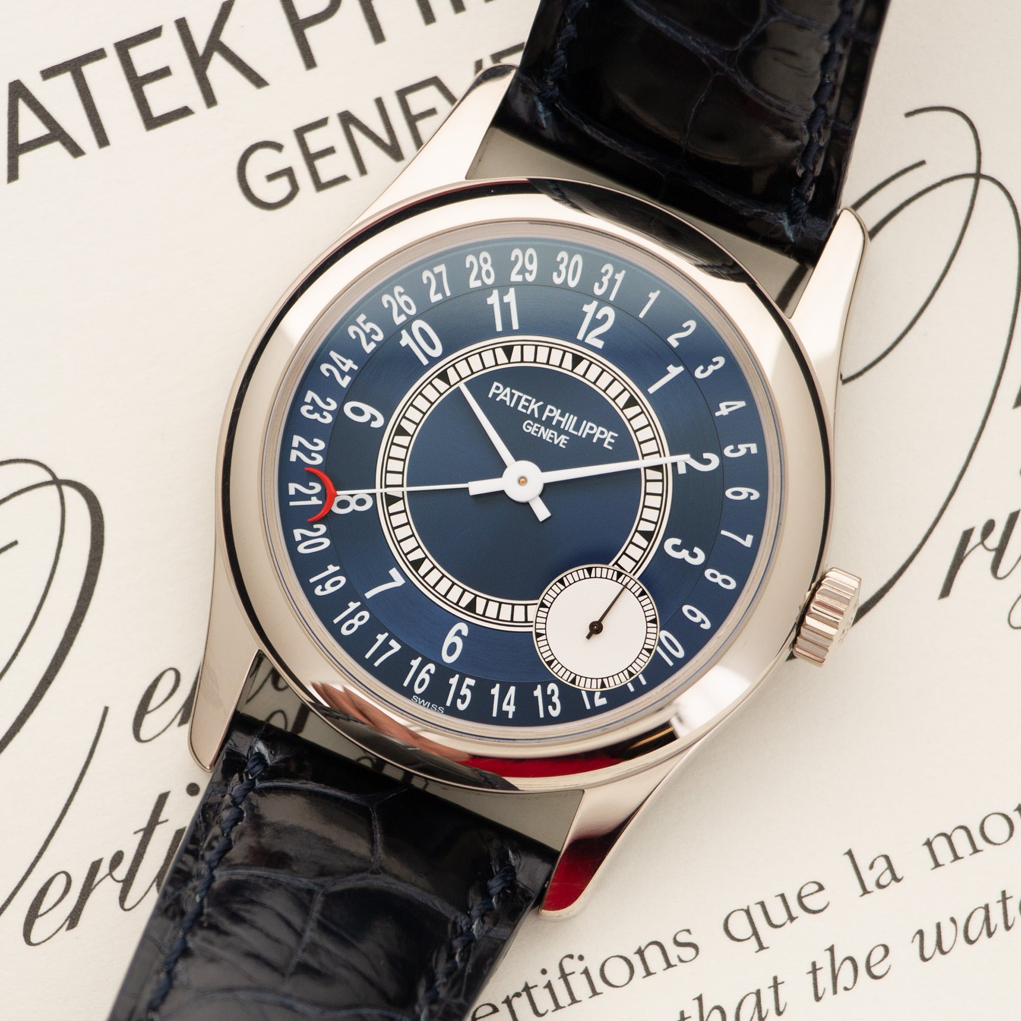 Patek Philippe - Patek Philippe White Gold Calatrava Automatic Watch Ref. 6000 - The Keystone Watches