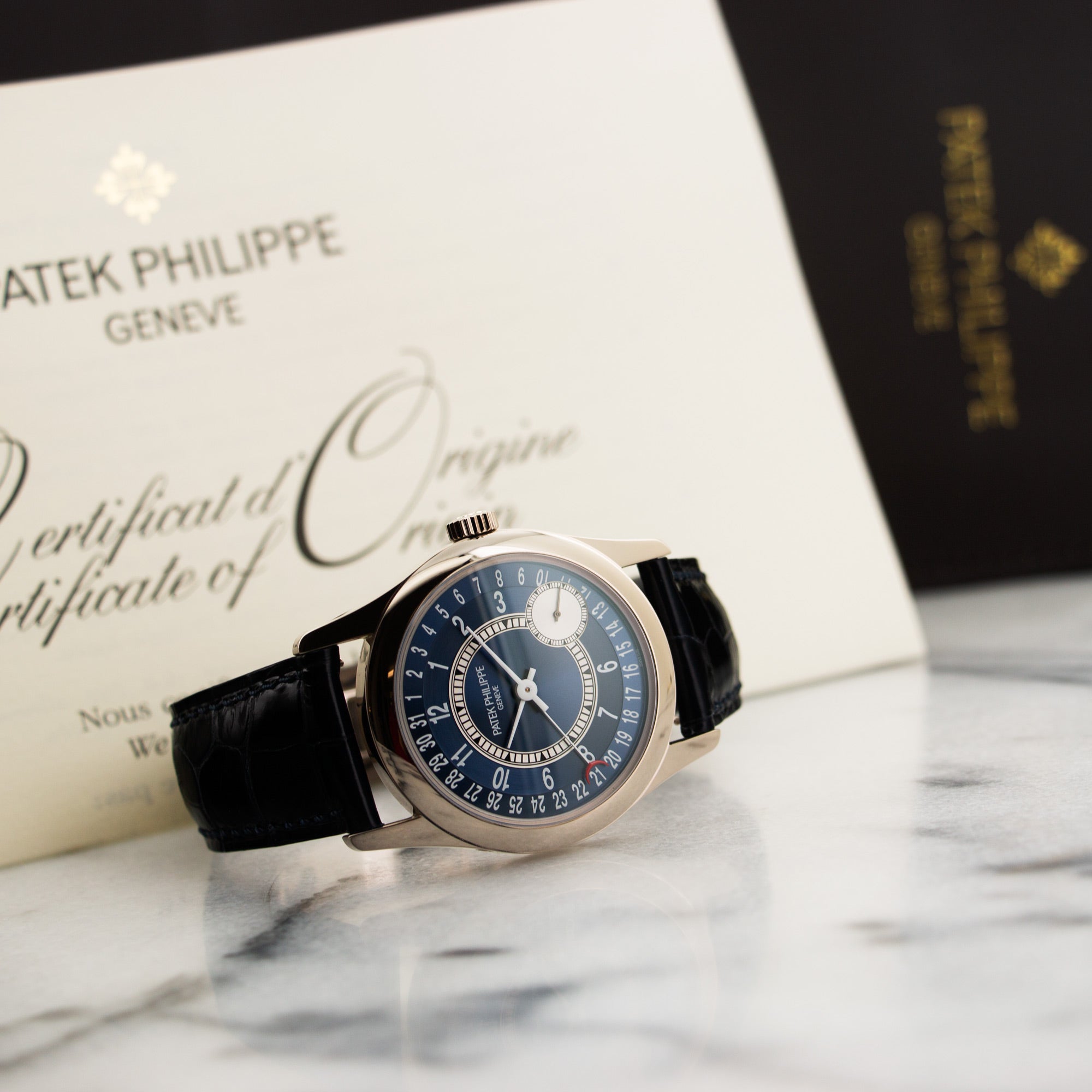 Patek Philippe - Patek Philippe White Gold Calatrava Automatic Watch Ref. 6000 - The Keystone Watches