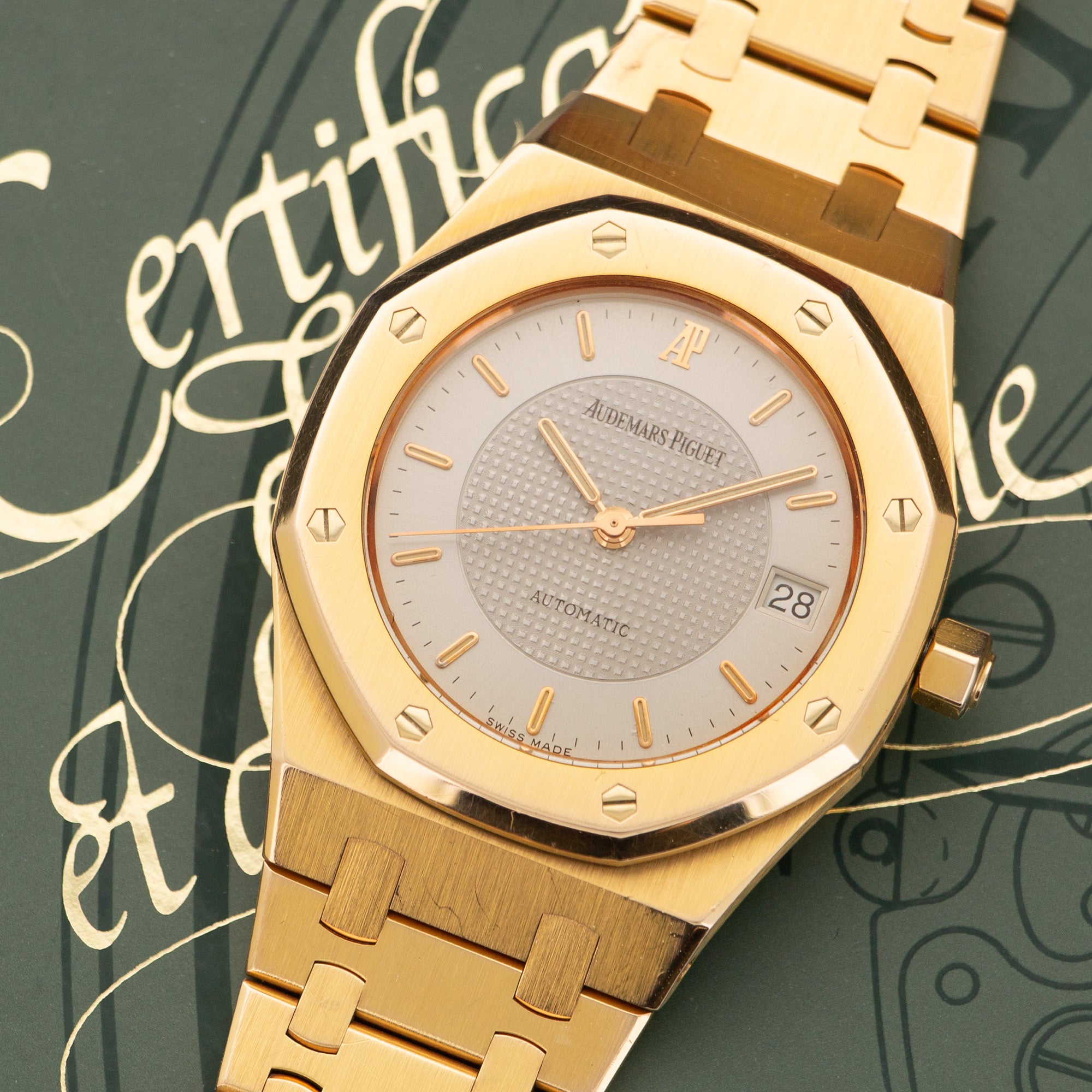 Audemars Piguet - Audemars Piguet Rose Gold Royal Oak Nick Faldo Edition Watch - The Keystone Watches
