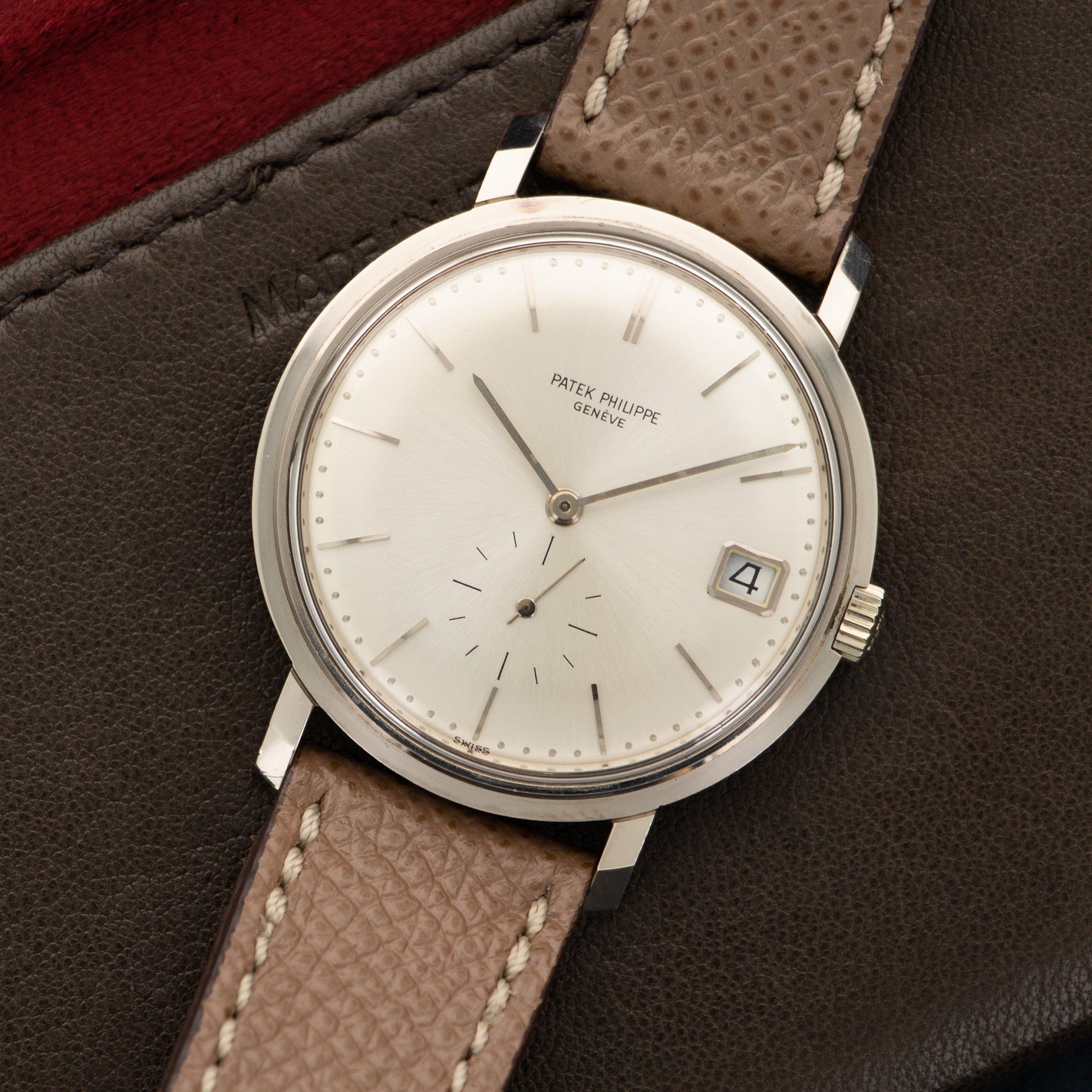 Patek Philippe - Patek Philippe White Gold Automatic Watch Ref. 3445 - The Keystone Watches