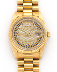 Rolex - Rolex Day-Date Yellow Gold with Pave Dial Ref. 18238 - The Keystone Watches