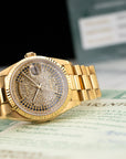 Rolex - Rolex Day-Date Yellow Gold with Pave Dial Ref. 18238 - The Keystone Watches