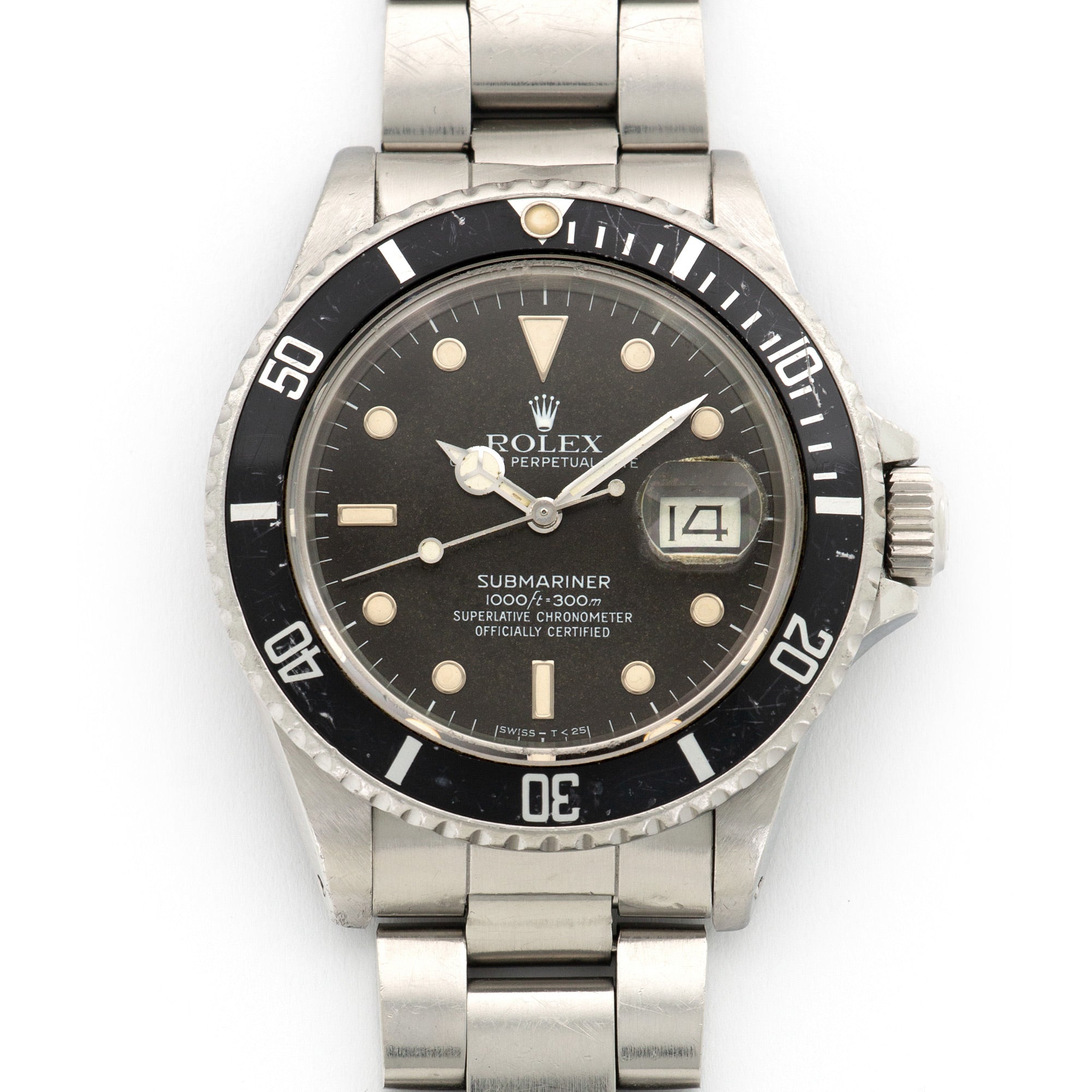 Rolex - Rolex Steel Submariner Watch Ref. 16800 with Original Warranty Paper - The Keystone Watches