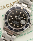 Rolex - Rolex Steel Submariner Watch Ref. 16800 with Original Warranty Paper - The Keystone Watches