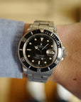 Rolex - Rolex Steel Submariner Watch Ref. 16800 with Original Warranty Paper - The Keystone Watches