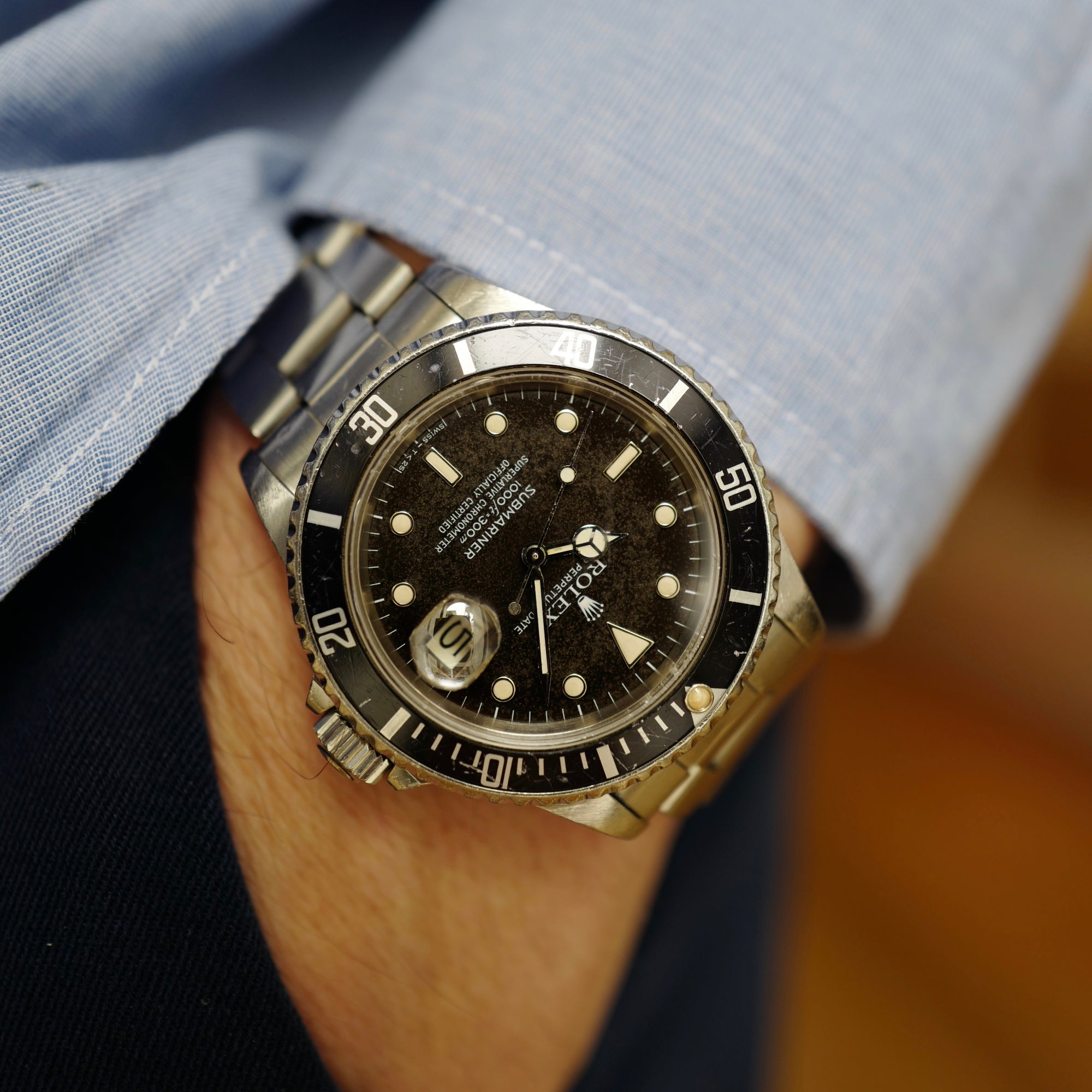 Rolex - Rolex Steel Submariner Watch Ref. 16800 with Original Warranty Paper - The Keystone Watches
