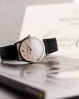Patek Philippe - Patek Philippe White Gold Calatrava Watch Ref. 3796 - The Keystone Watches