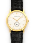 Audemars Piguet - Audemars Piguet Yellow Gold Calendar Strap Watch - The Keystone Watches