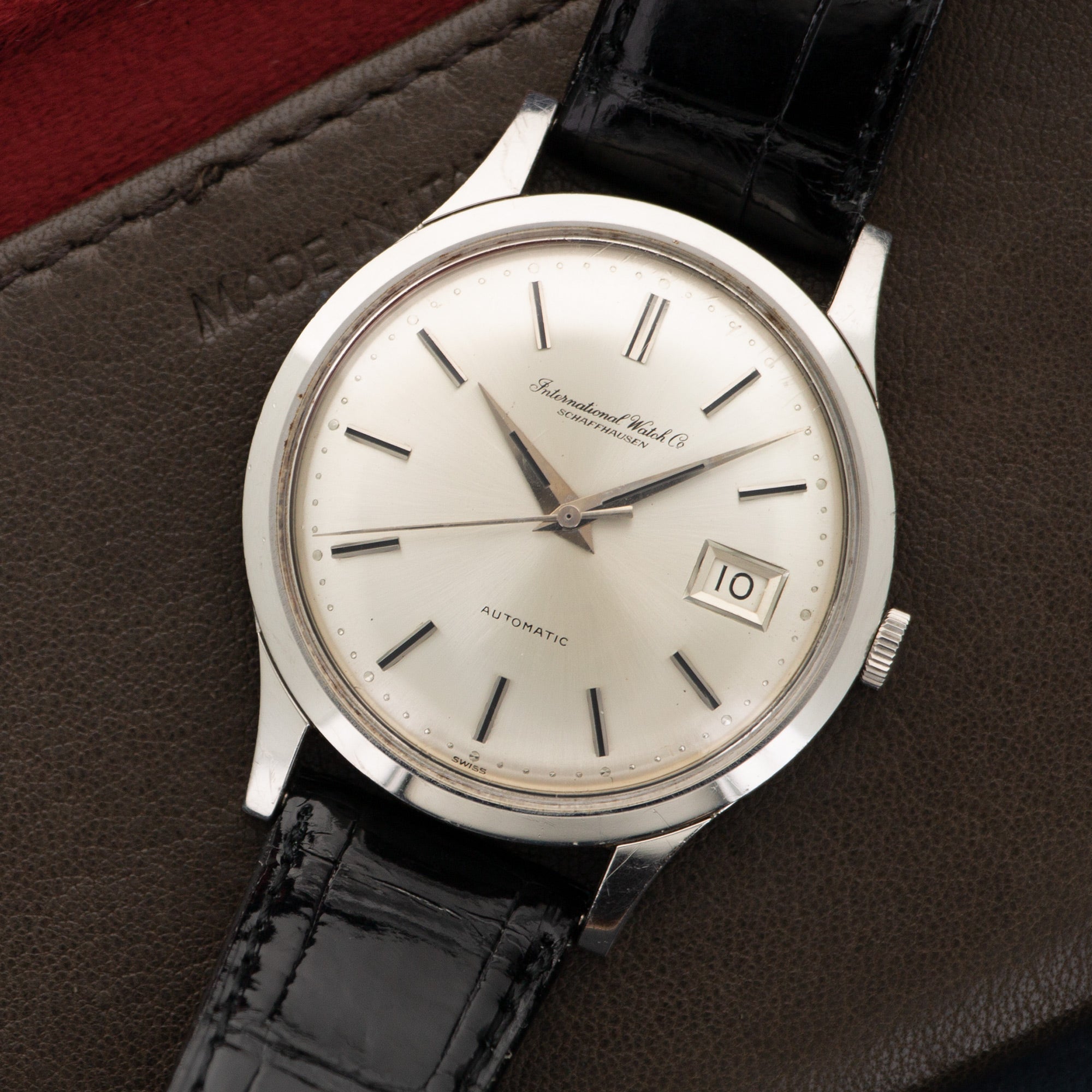 IWC - IWC Steel Automatic Strap Watch - The Keystone Watches