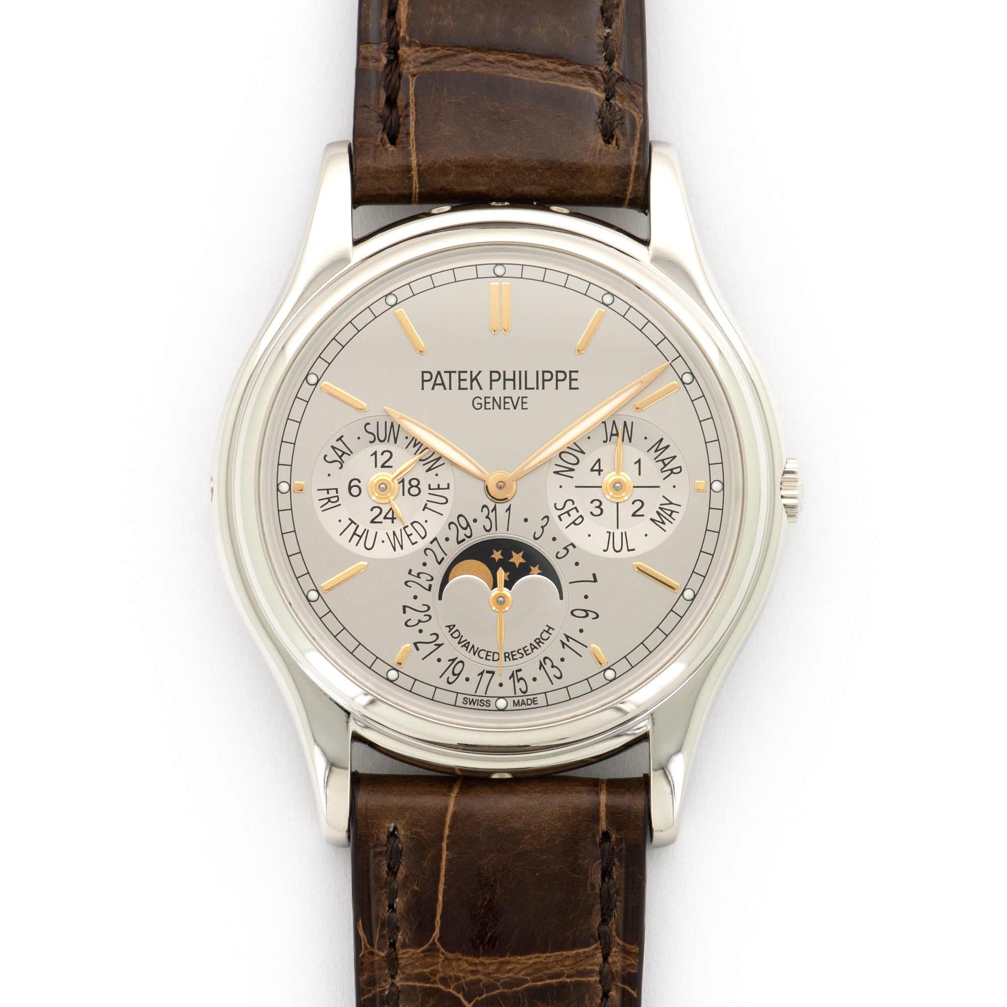 Patek Philippe - Patek Philippe Platinum Perpetual Calendar Advanced Research Watch Ref. 5550 - The Keystone Watches