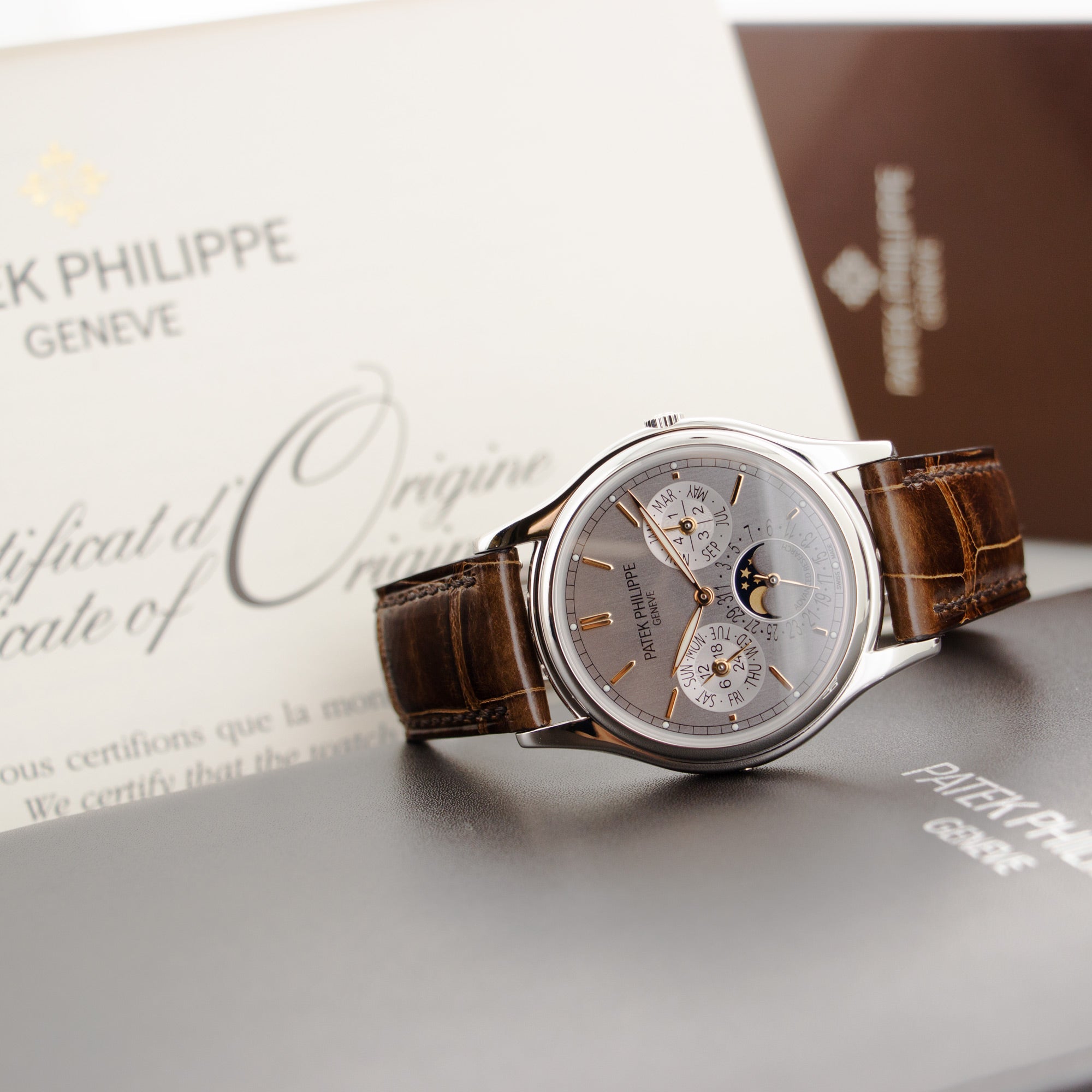 Patek Philippe - Patek Philippe Platinum Perpetual Calendar Advanced Research Watch Ref. 5550 - The Keystone Watches