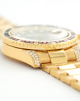 Rolex - Rolex Yellow Gold GMT-Master II Sapphire Ruby Diamond Watch Ref. 116758 - The Keystone Watches