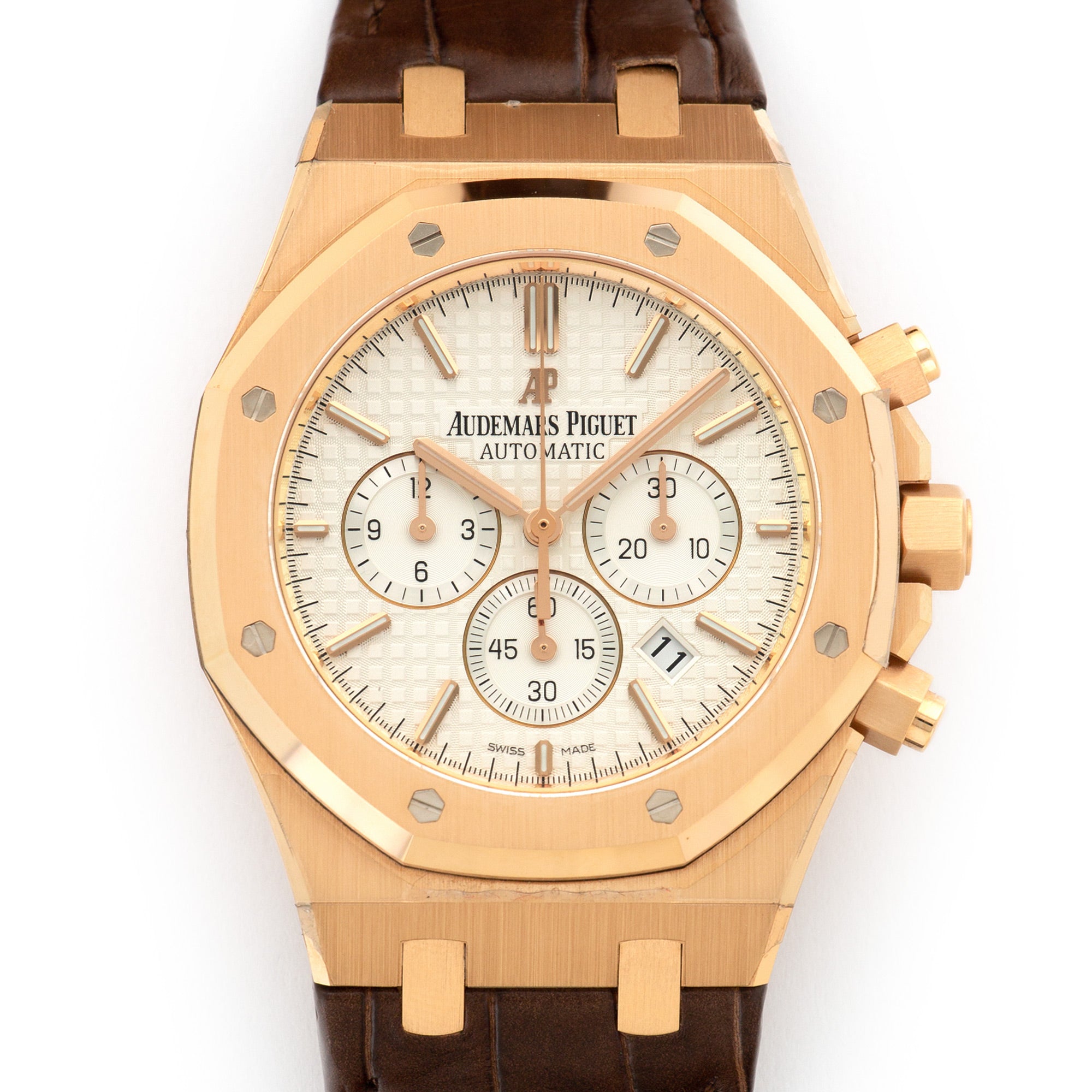 Audemars Piguet - Audemars Piguet Rose Gold Royal Oak Chronograph Watch Ref. 26320 - The Keystone Watches