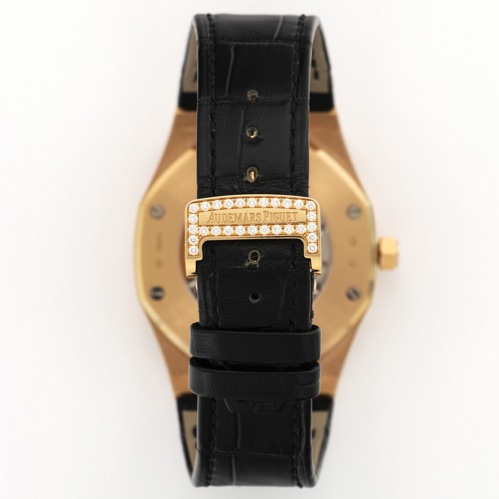 Audemars Piguet - Audemars Piguet Rose Gold Royal Oak Diamond Watch Ref. 15402 - The Keystone Watches