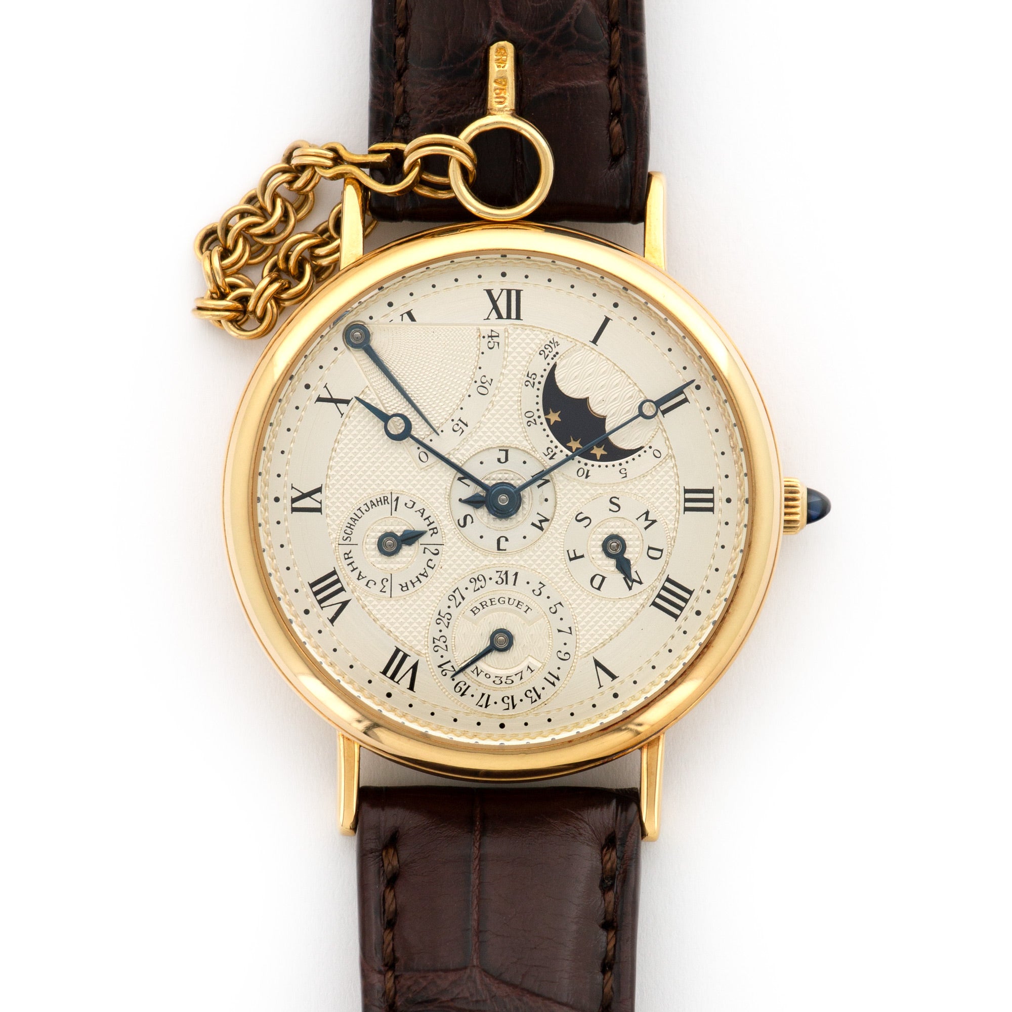 Breguet - Breguet Yellow Gold Perpetual Calendar Power Reserve Watch Ref. 3571 - The Keystone Watches